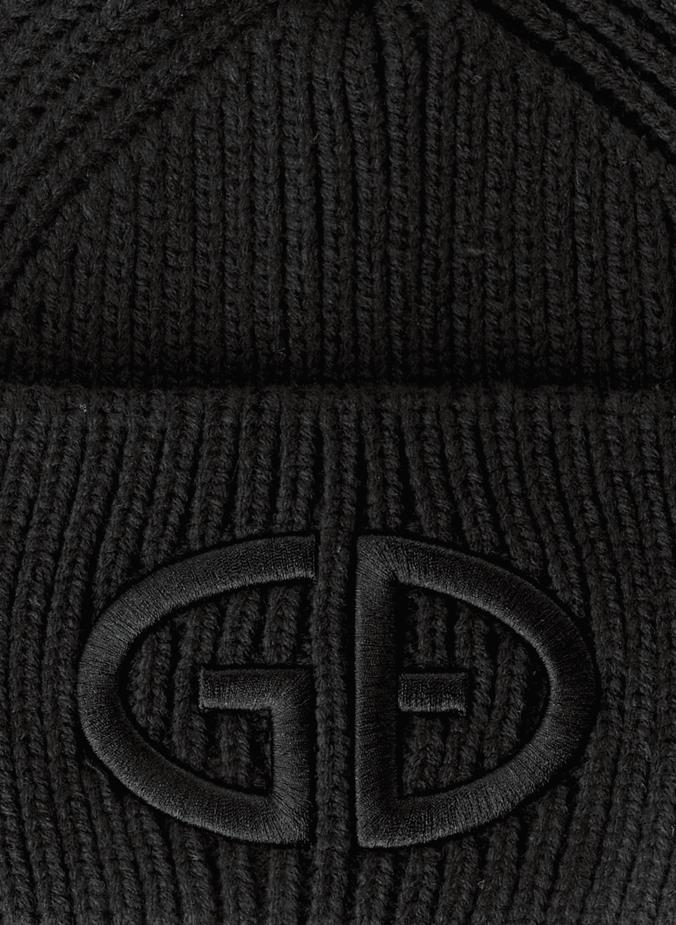 Bonnet à large revers GOLDBERGH Noir