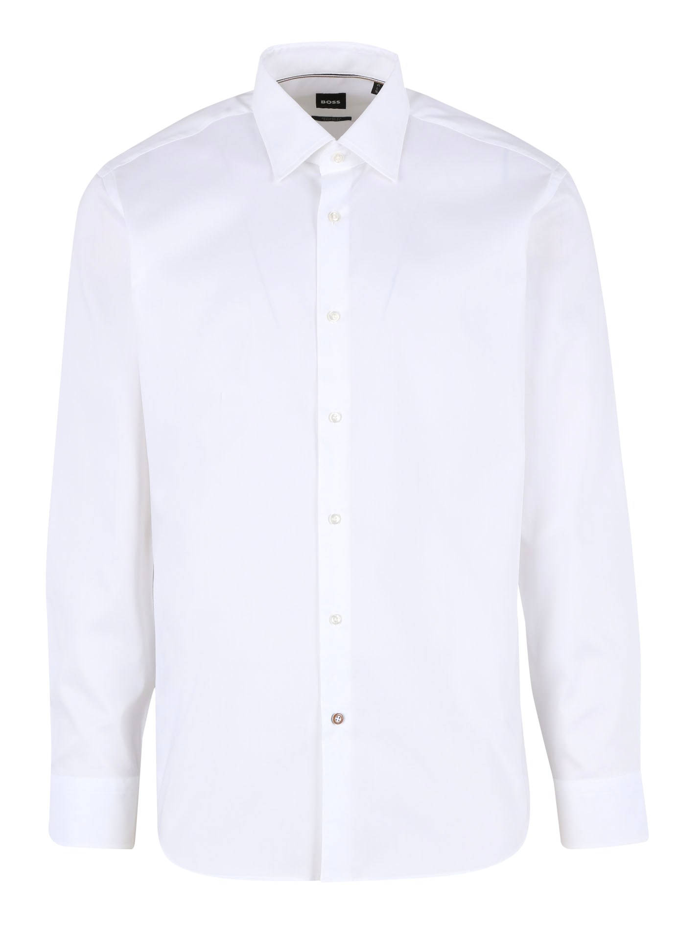 Chemise col classique regular-fit en coton BOSS Blanc