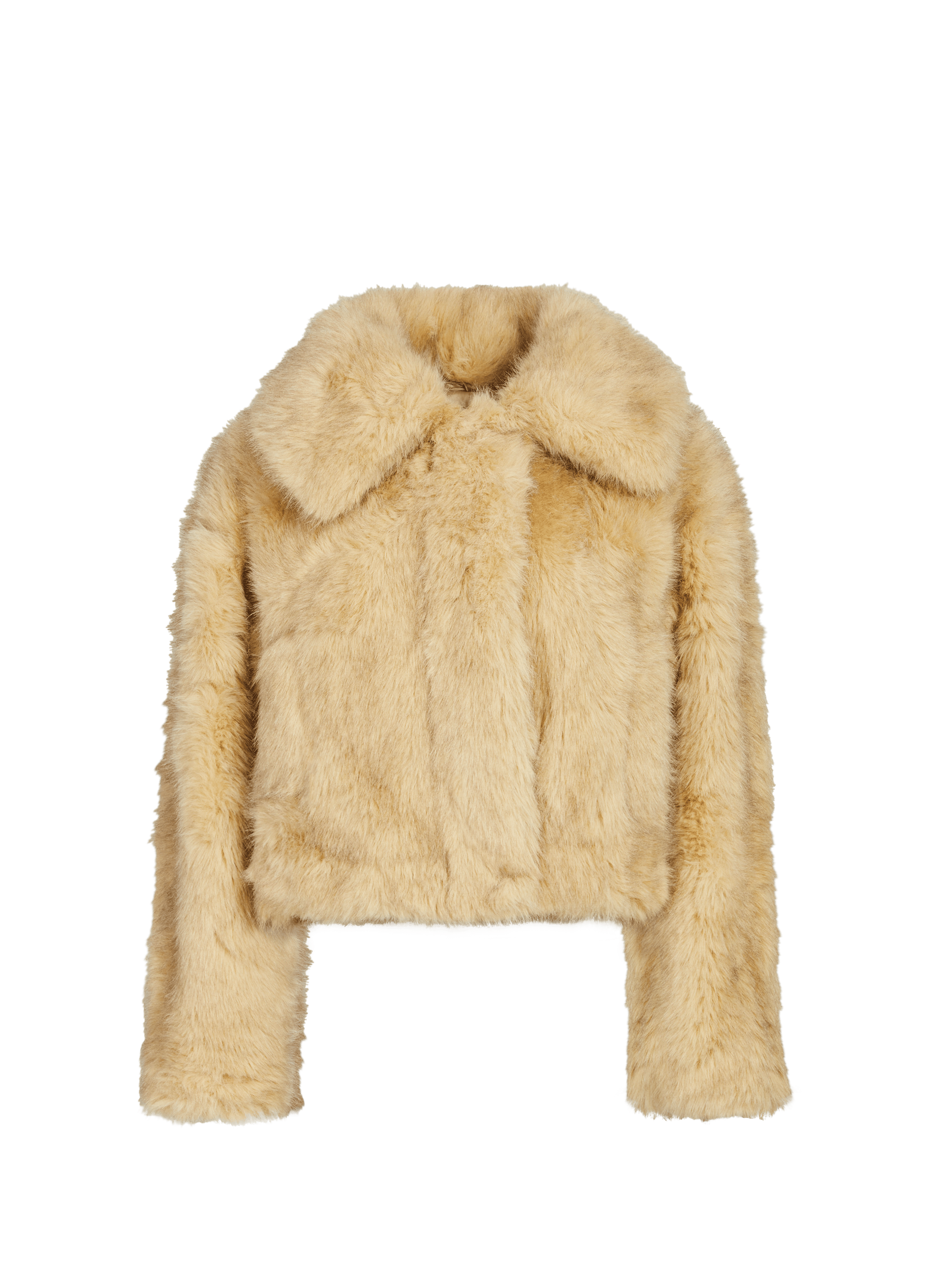 Kurzmantel aus Kunstpelz TOPSHOP Gelb