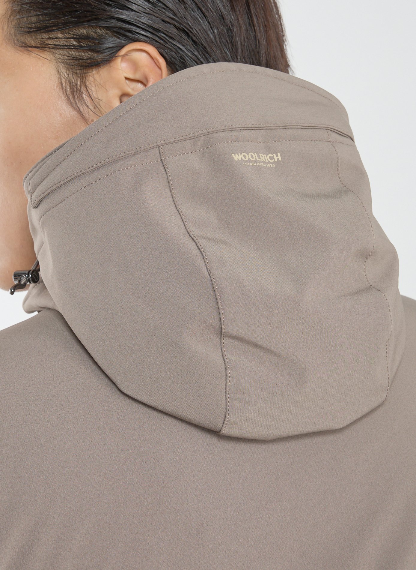 Mid-length jacket WOOLRICH Brown