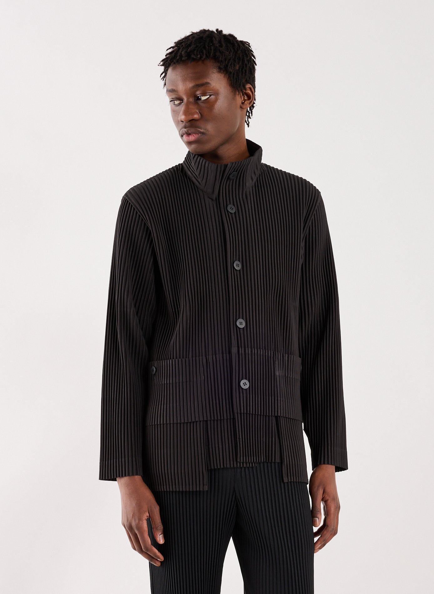 Striped shirt HOMME PLISSE ISSEY MIYAKE Grey