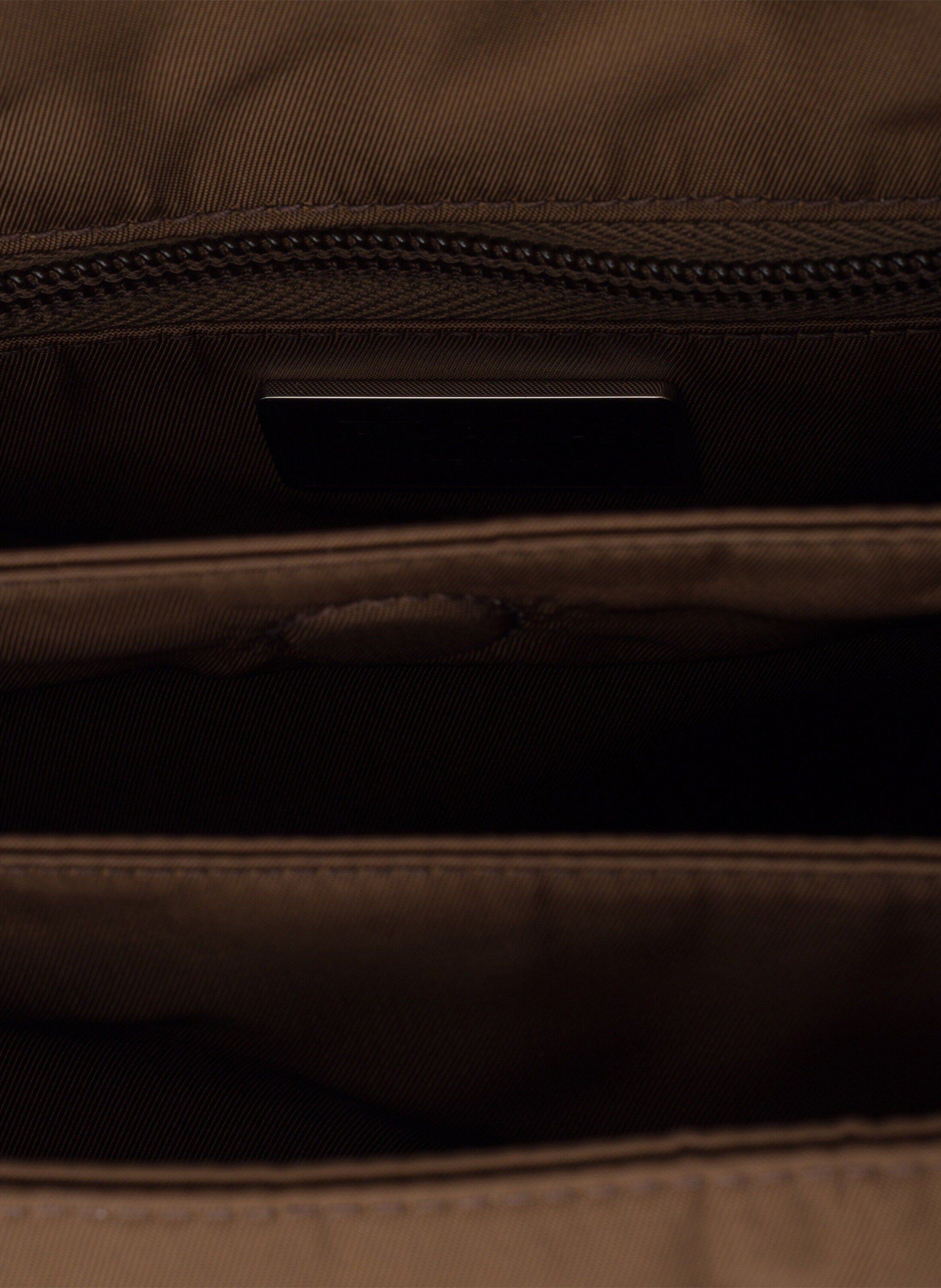 Sac porté épaule prada traveller en re-nylon matel PRADA Marron