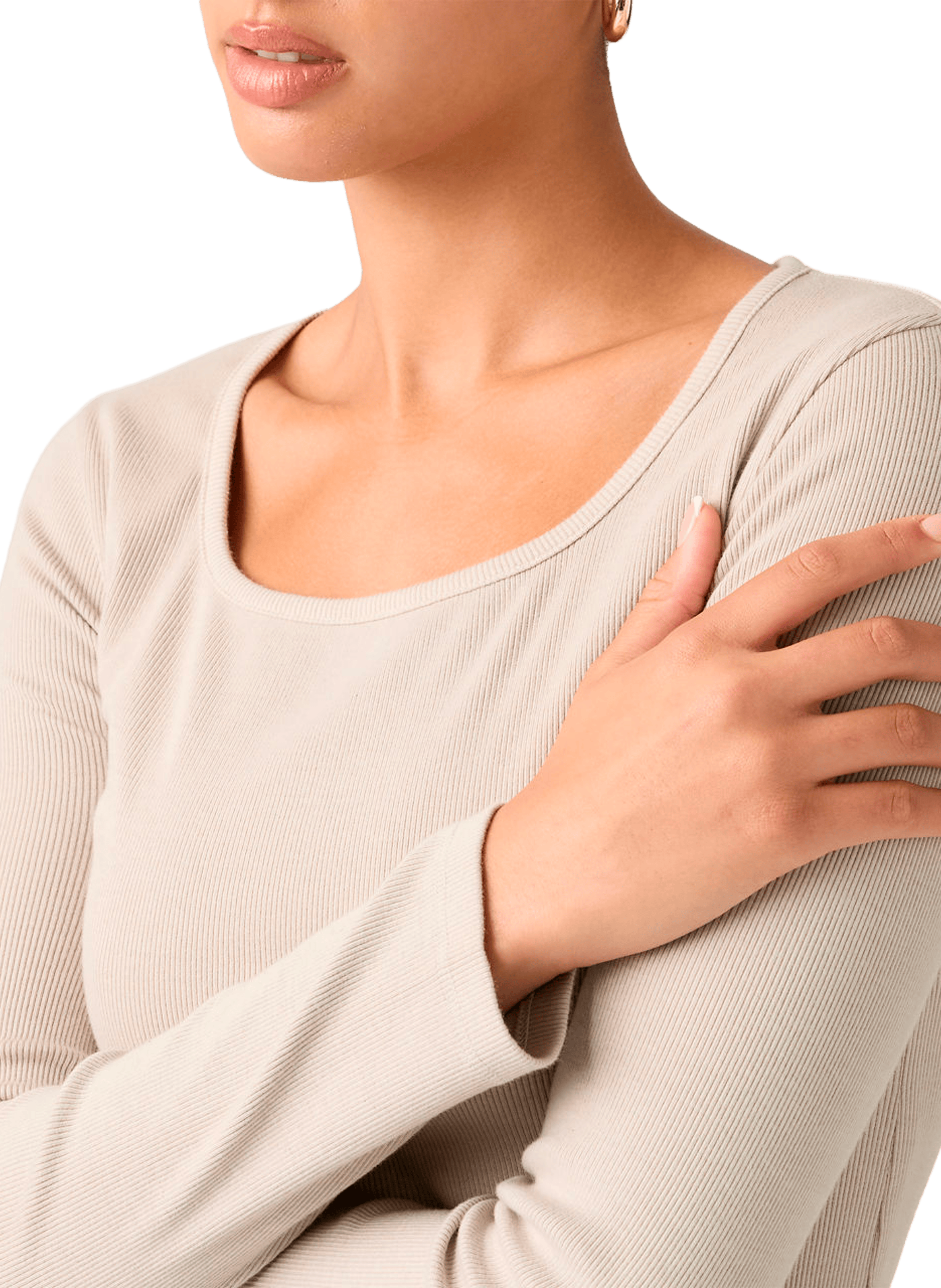 T-shirt droit en coton mélangé LEVI'S Gris