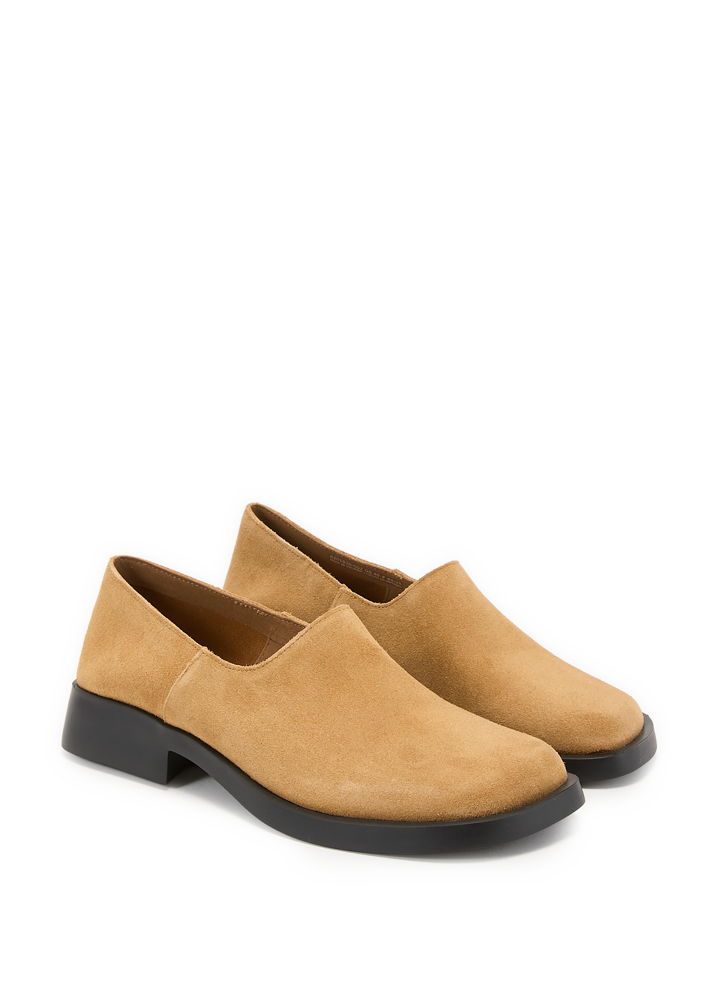 Mocassins Dana en cuir suédé CAMPER Marron