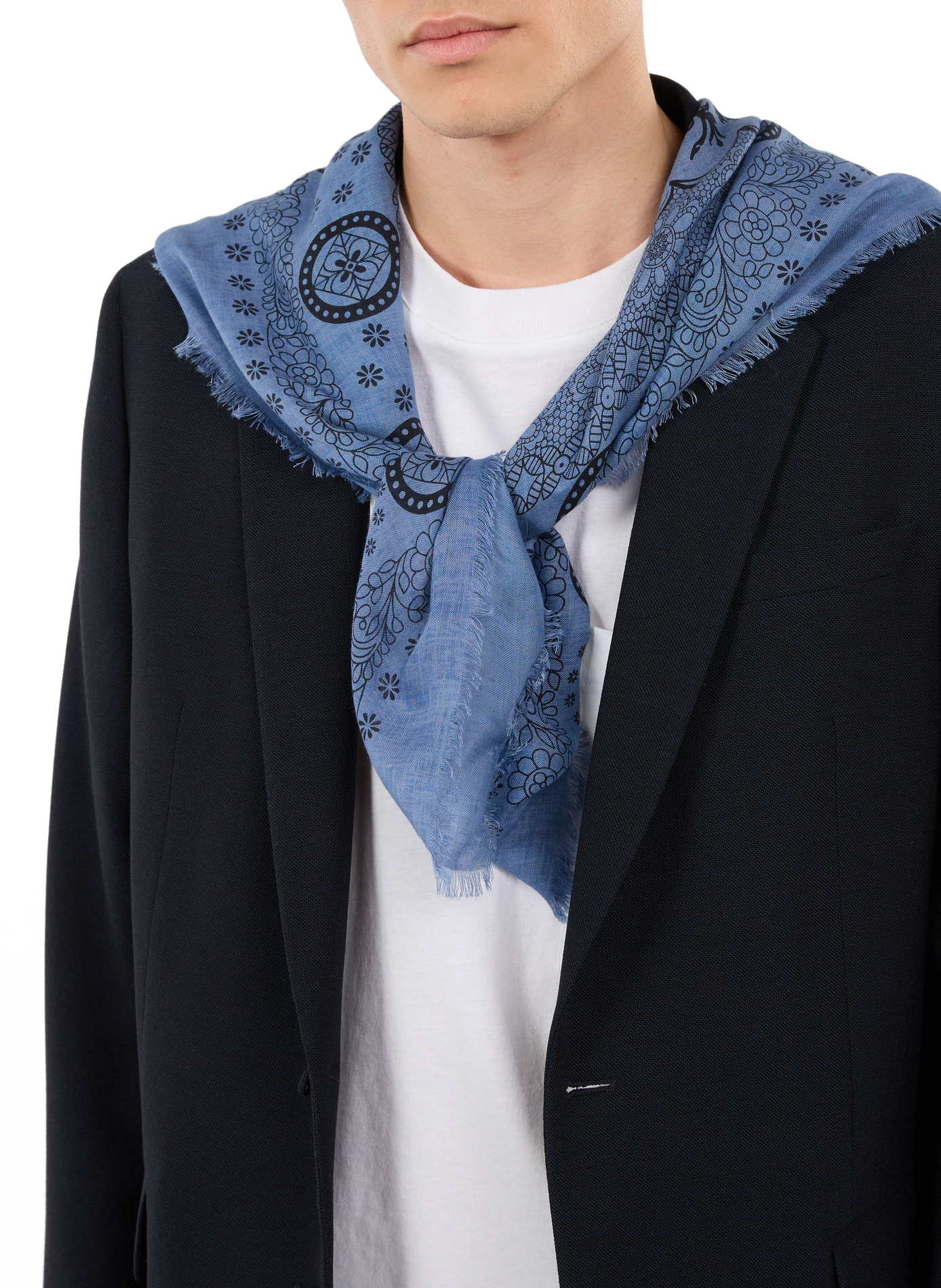 Veste de blazer DLazer en laine SAISON 1865 Bleu