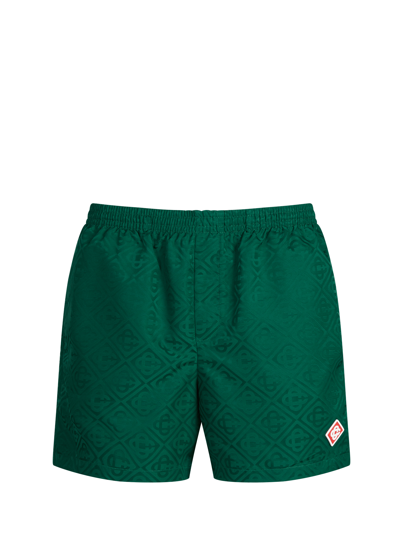 Logo swim shorts CASABLANCA PARIS Green