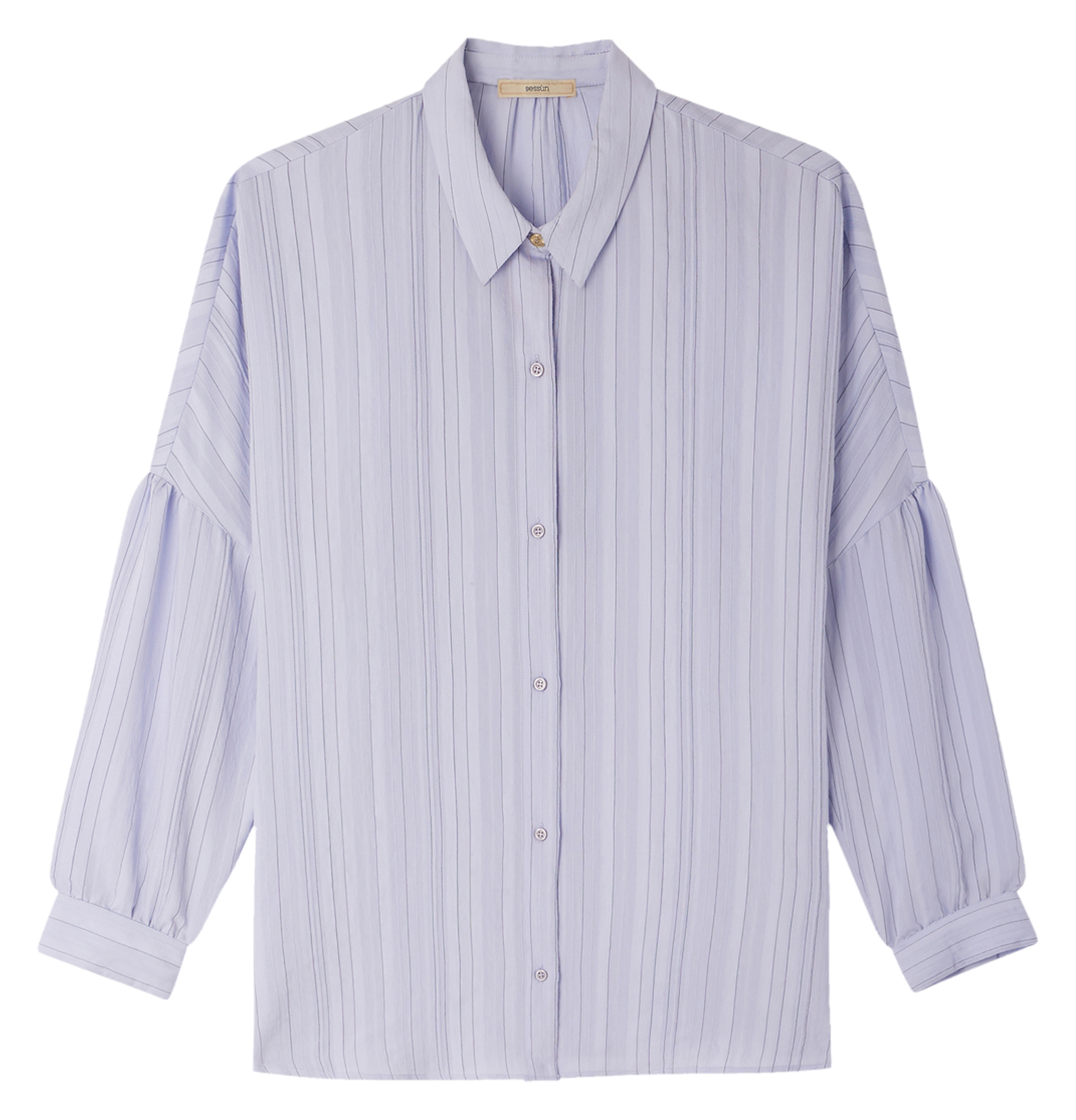 Chemise oversize rayée botan SESSUN Bleu