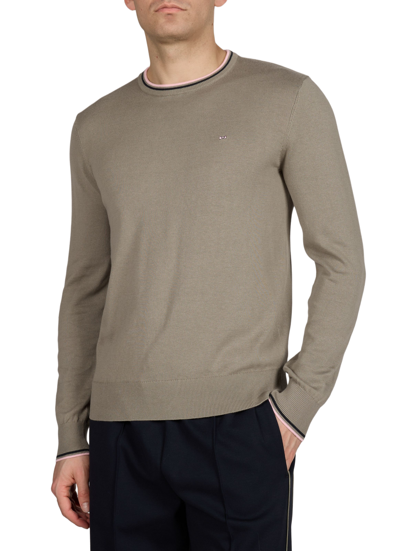 Cotton round neck Sweatshirt EDEN PARK Beige