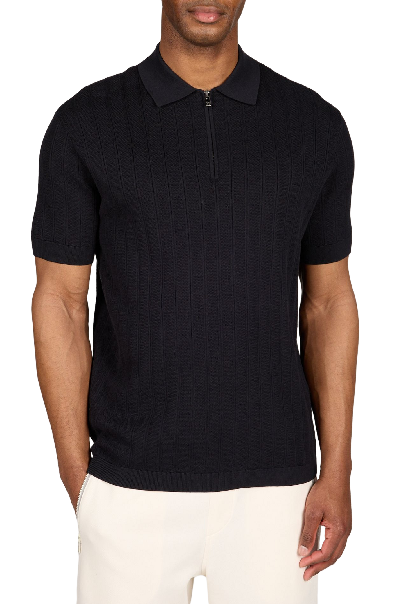 Short sleeve cotton polo shirt ARMANI EXCHANGE Blue