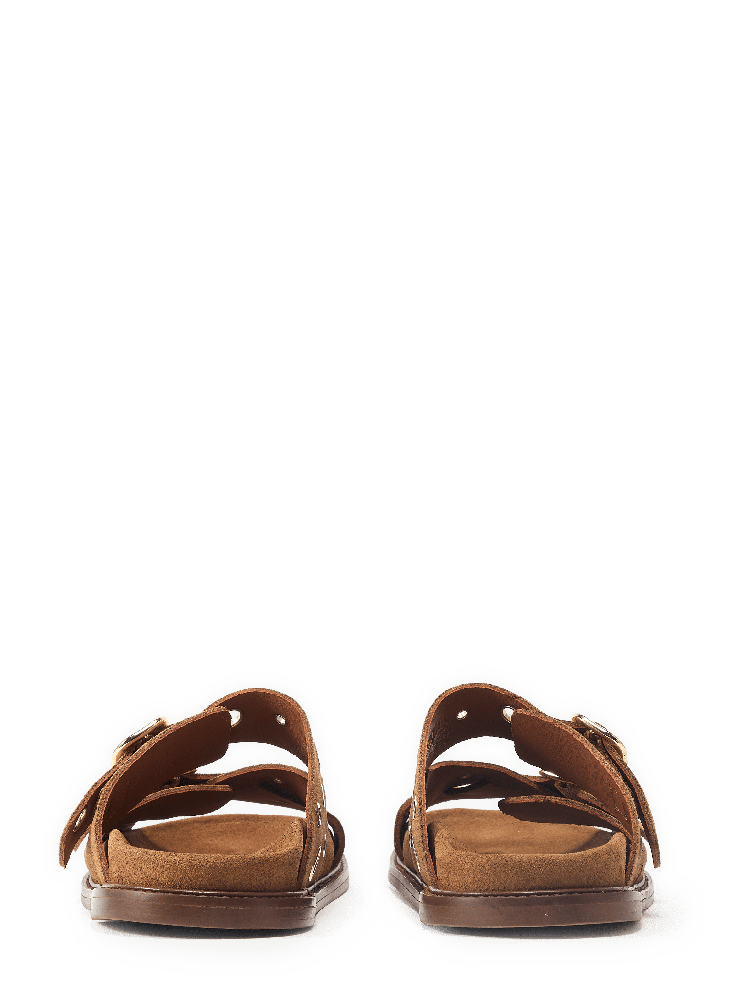 Sandales Karine en cuir MAISON TOUFET Marron