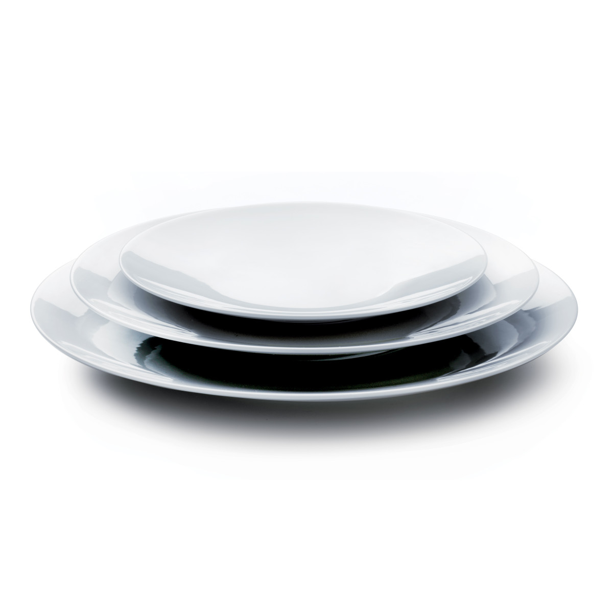 Coupe blanc - assiette de présentation 31.5 cm (lot de 3) MEDARD DE NOBLAT Blanc