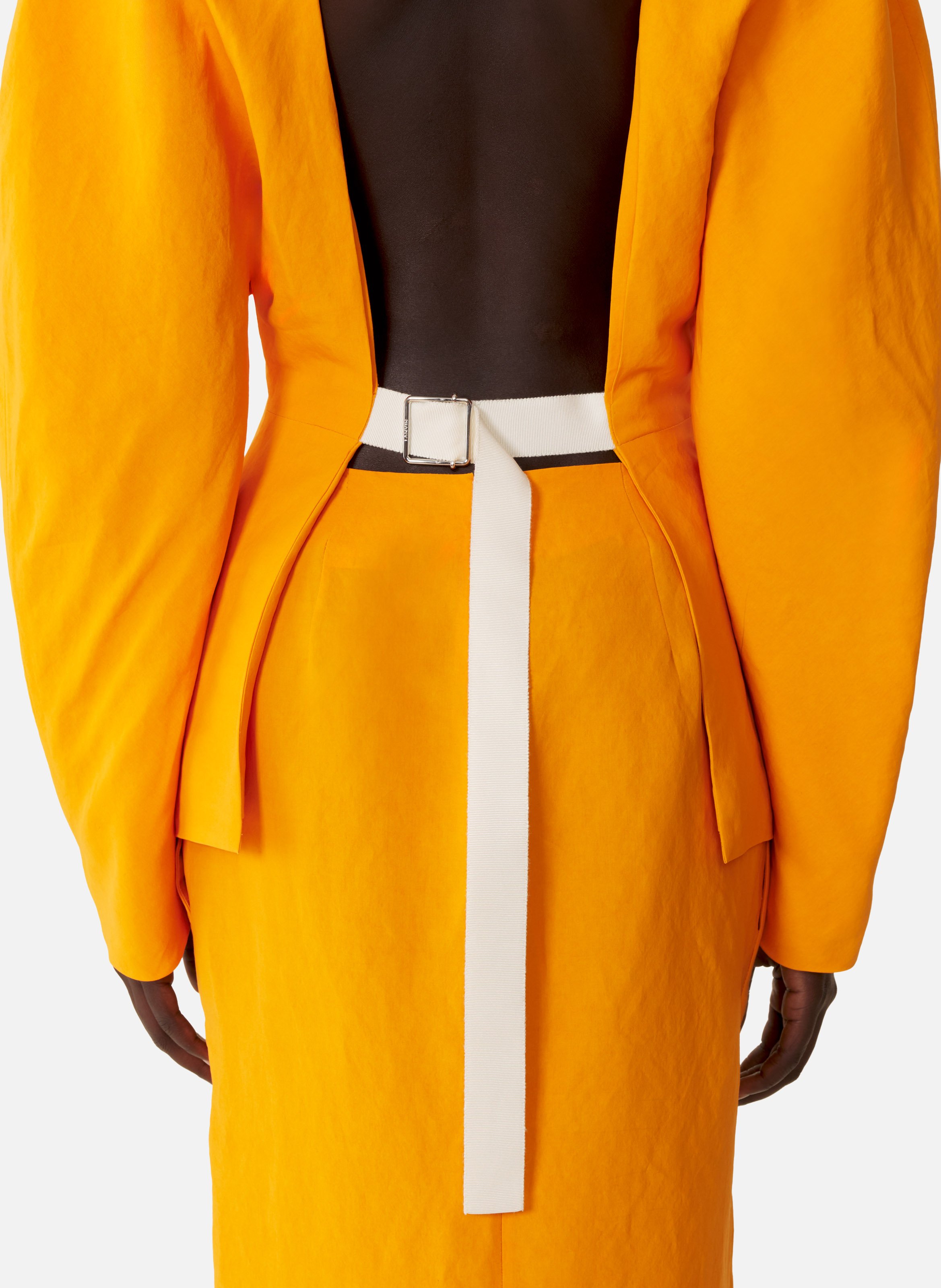 Veste dos nu en papier LANVIN Orange