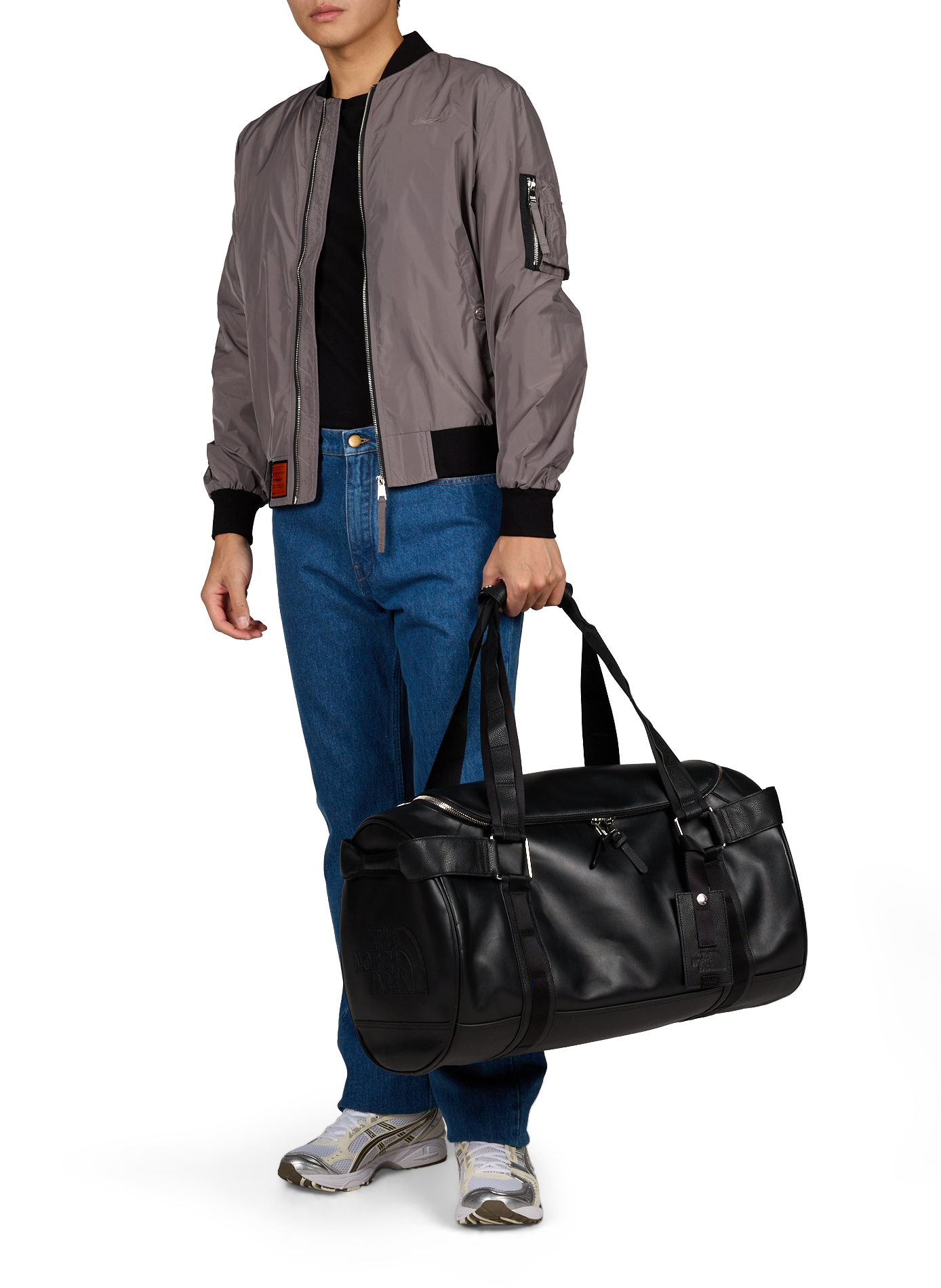 Plain travel bag with double handles THE NORTH FACE Black