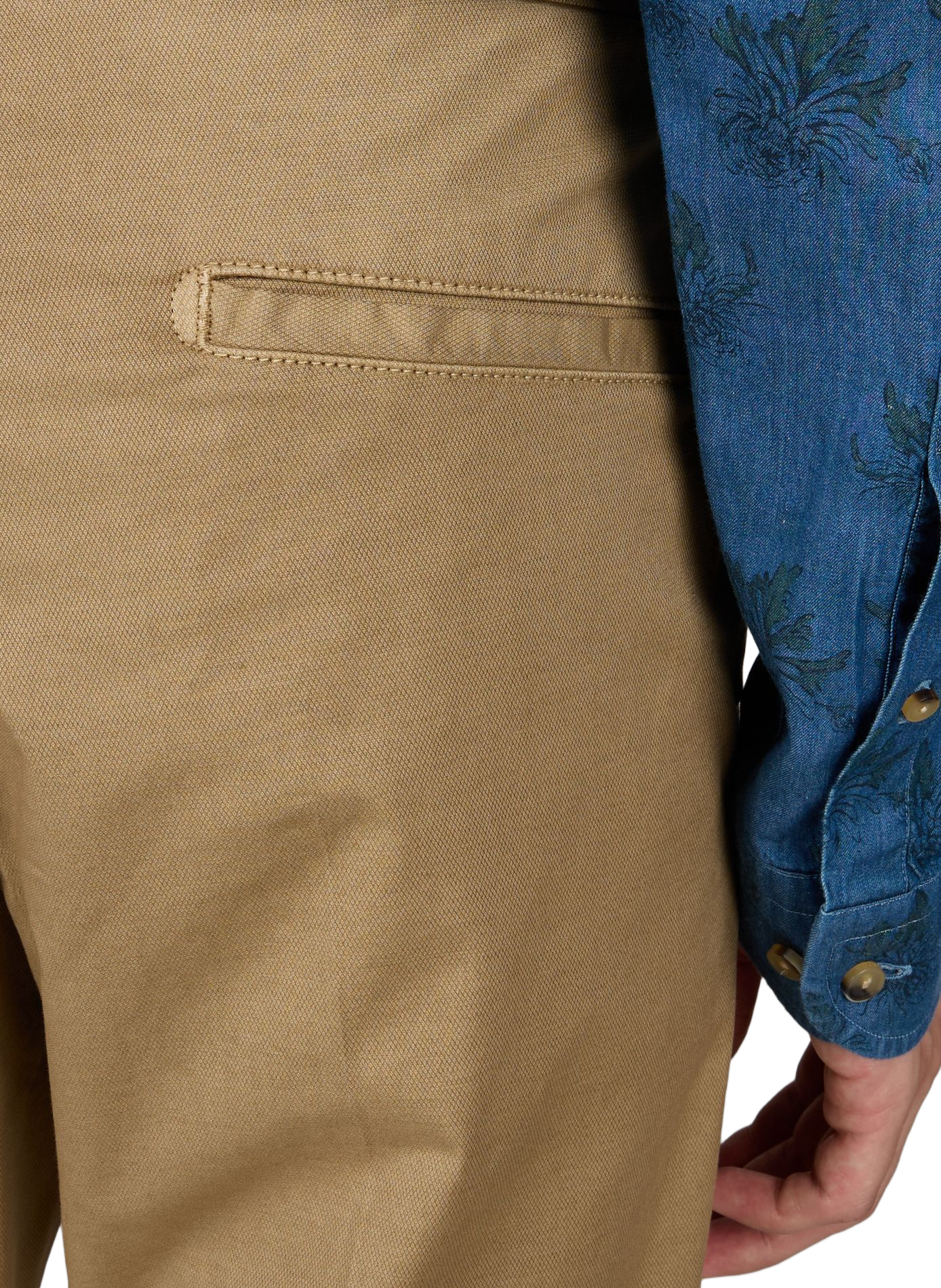 Schmale Hose aus Baumwollmischung STRELLSON Braun