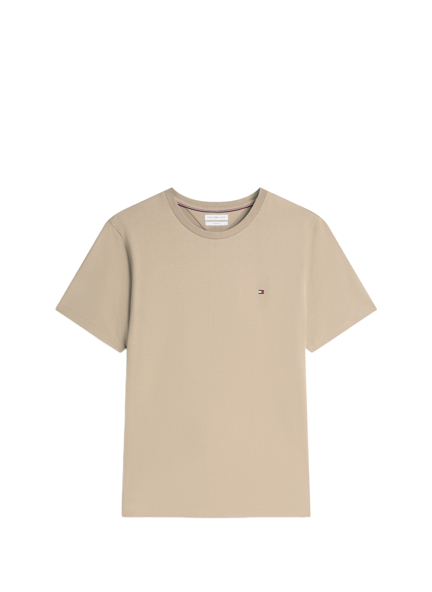 Round-neck cotton T-shirt  Batique khaki