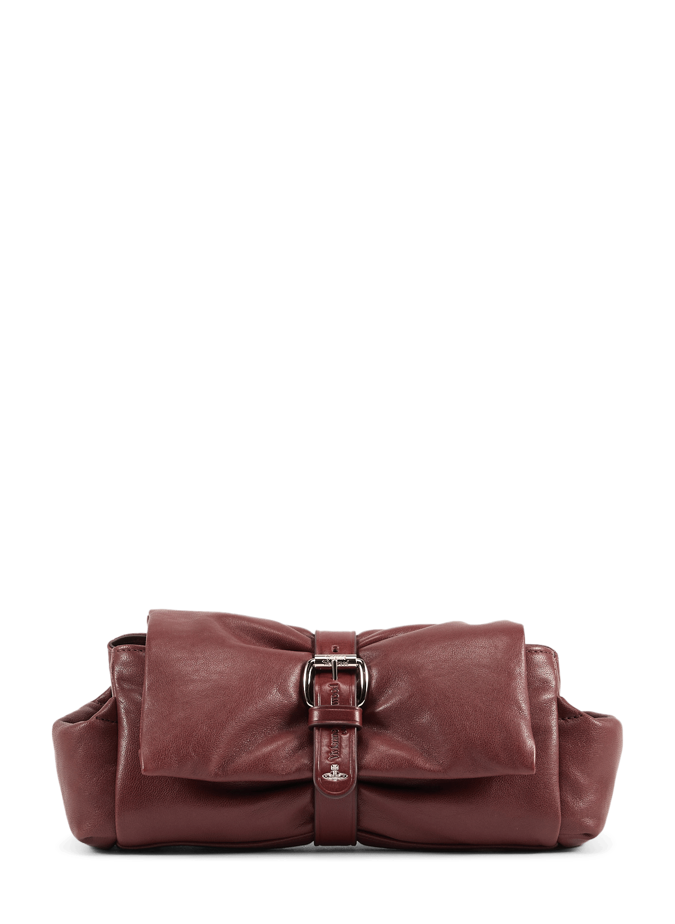 Sac bandoulière en cuir VIVIENNE WESTWOOD Marron