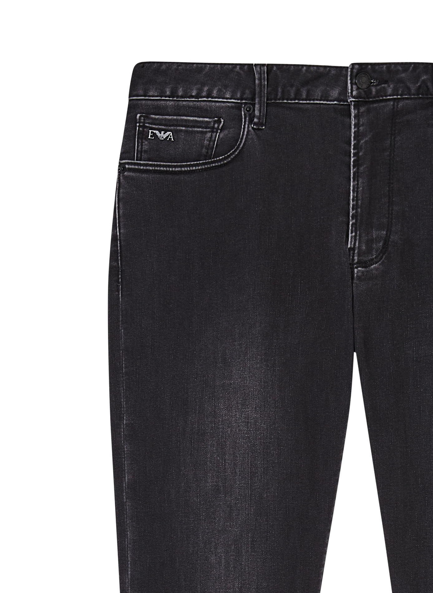 Cotton-blend slim-fit jeans | Grey EMPORIO ARMANI Men