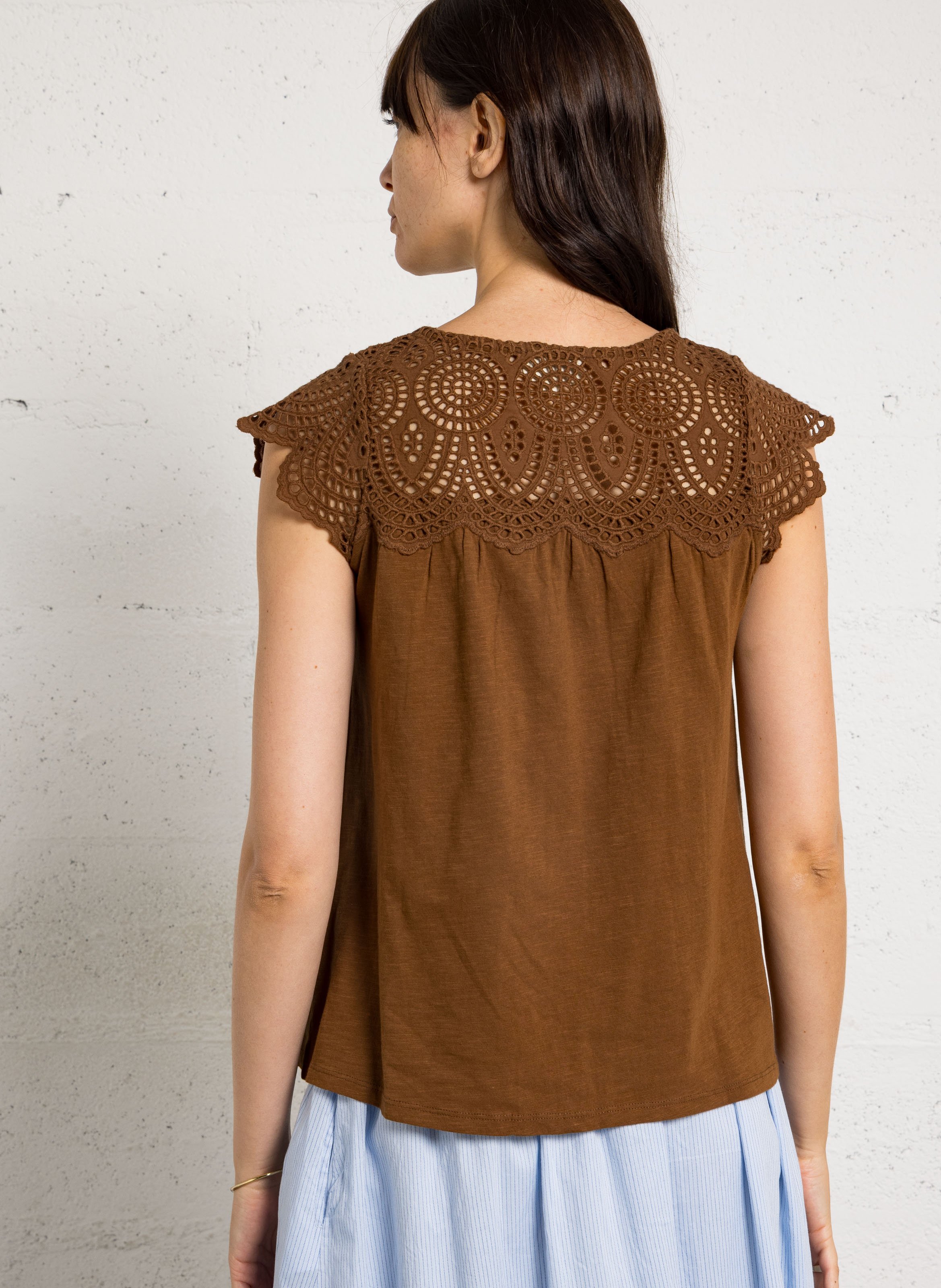 Maison 123 Maison 123 Tee-shirt droit en coton lilou