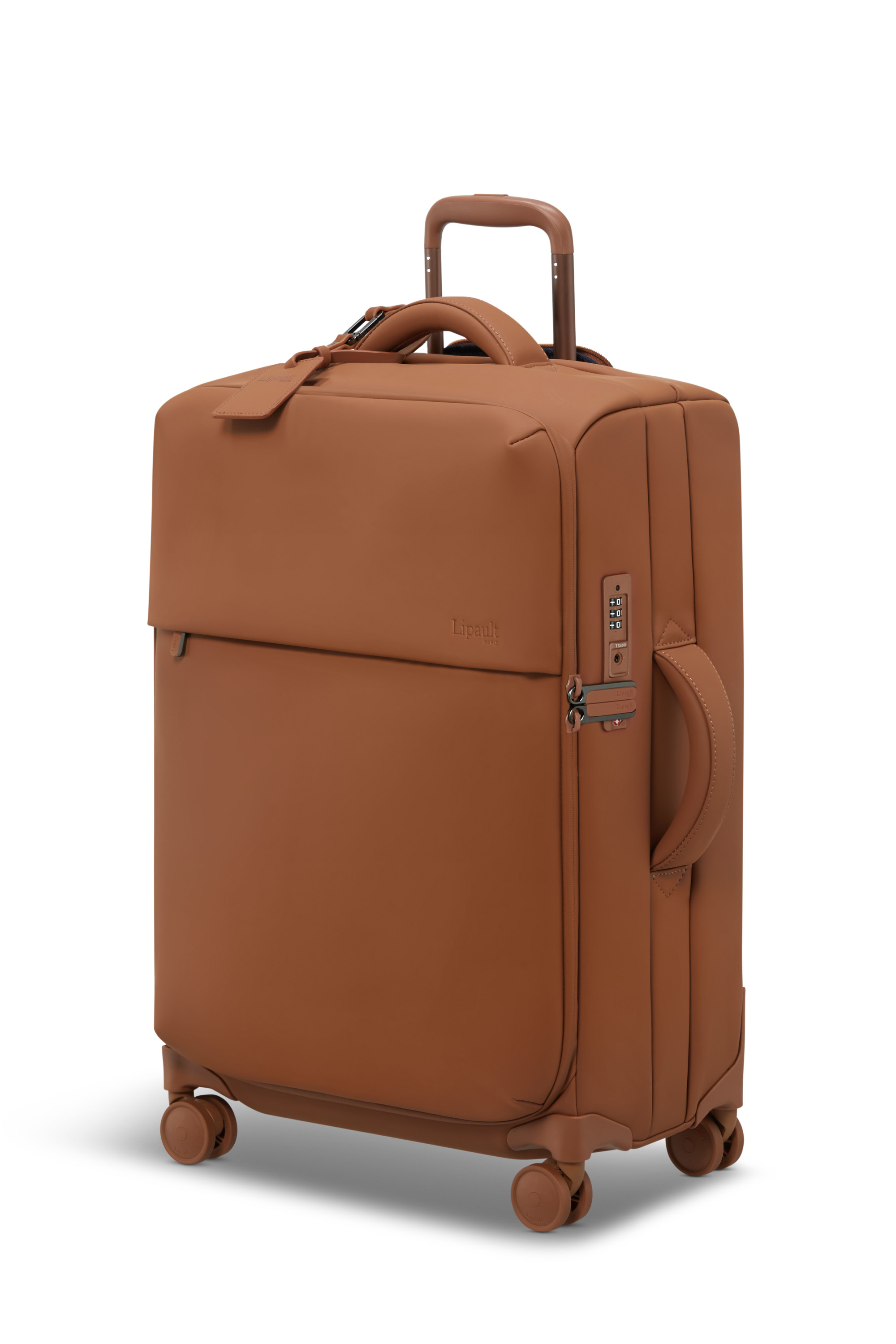 Lost in berlin valise 4 roues taille m LIPAULT PARIS Marron