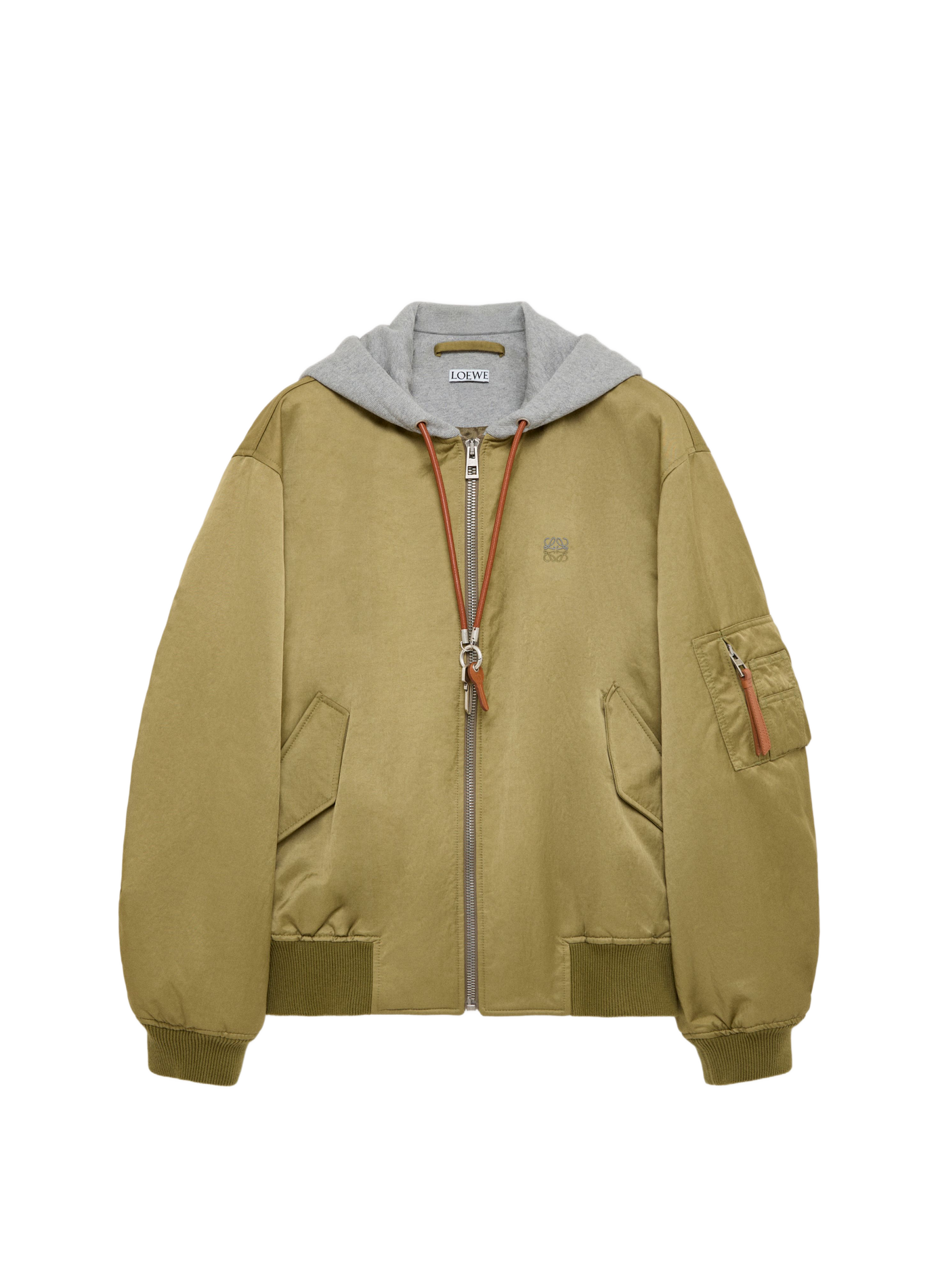 Technical fabric bomber LOEWE Green