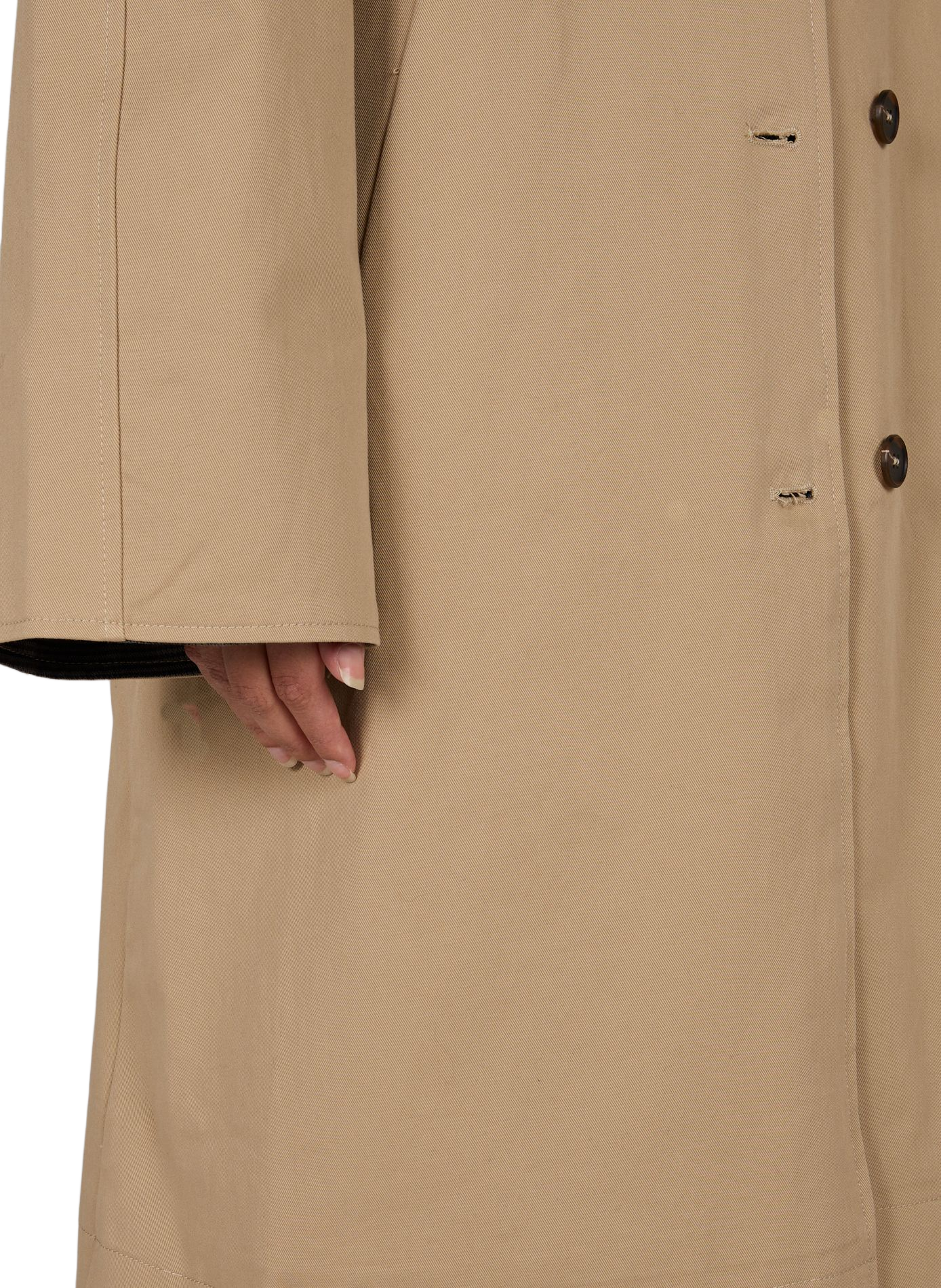 Mid-length cotton trench coat ARTLOVE Beige