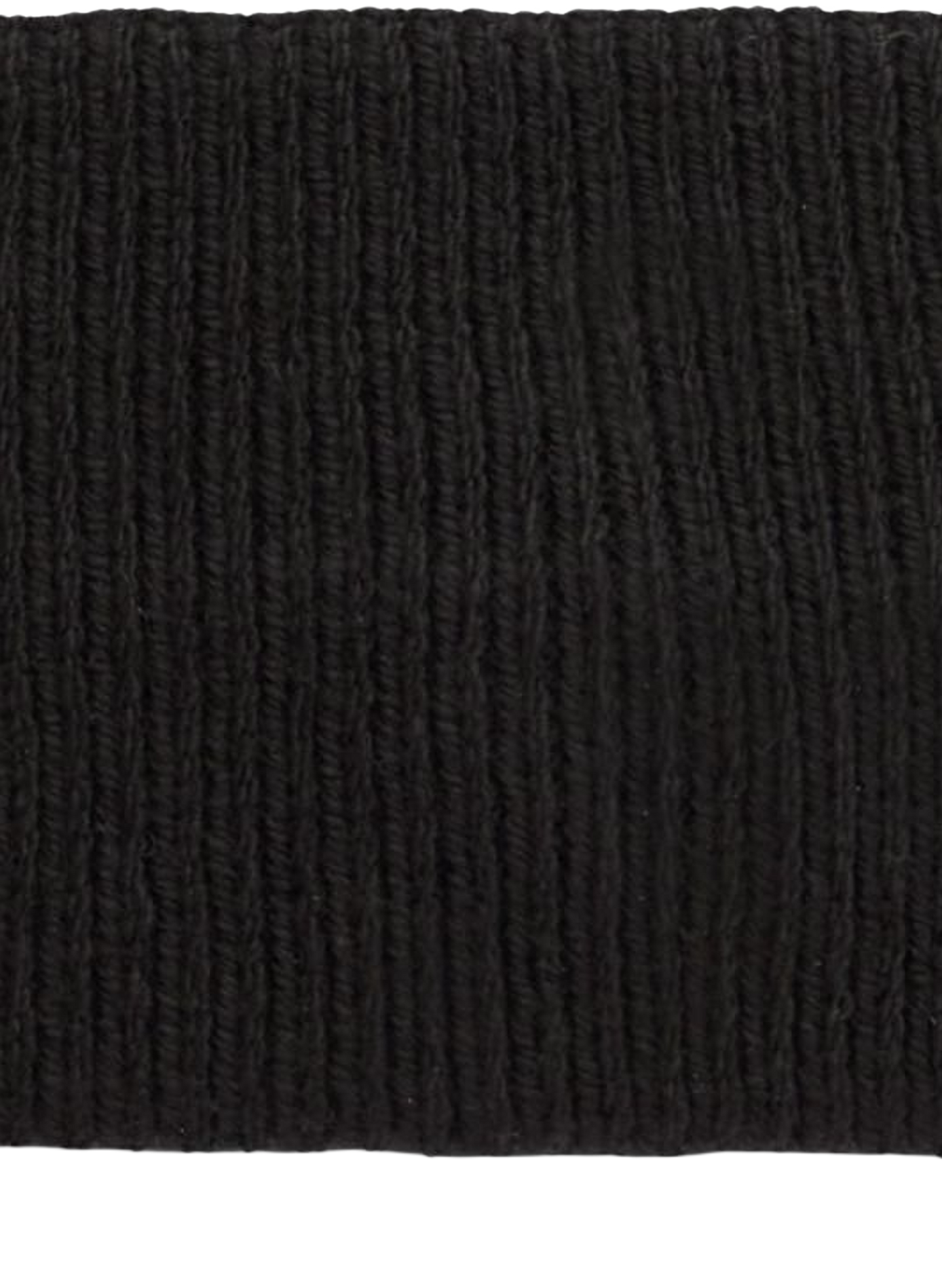 Knitted cotton-blend bandeau TOMMY HILFIGER Black