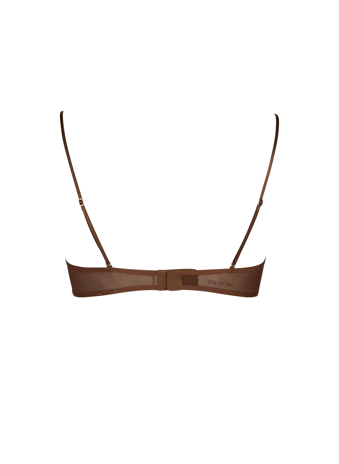 Underwired Bandeau Bra CALVIN KLEIN COLLECTION Brown