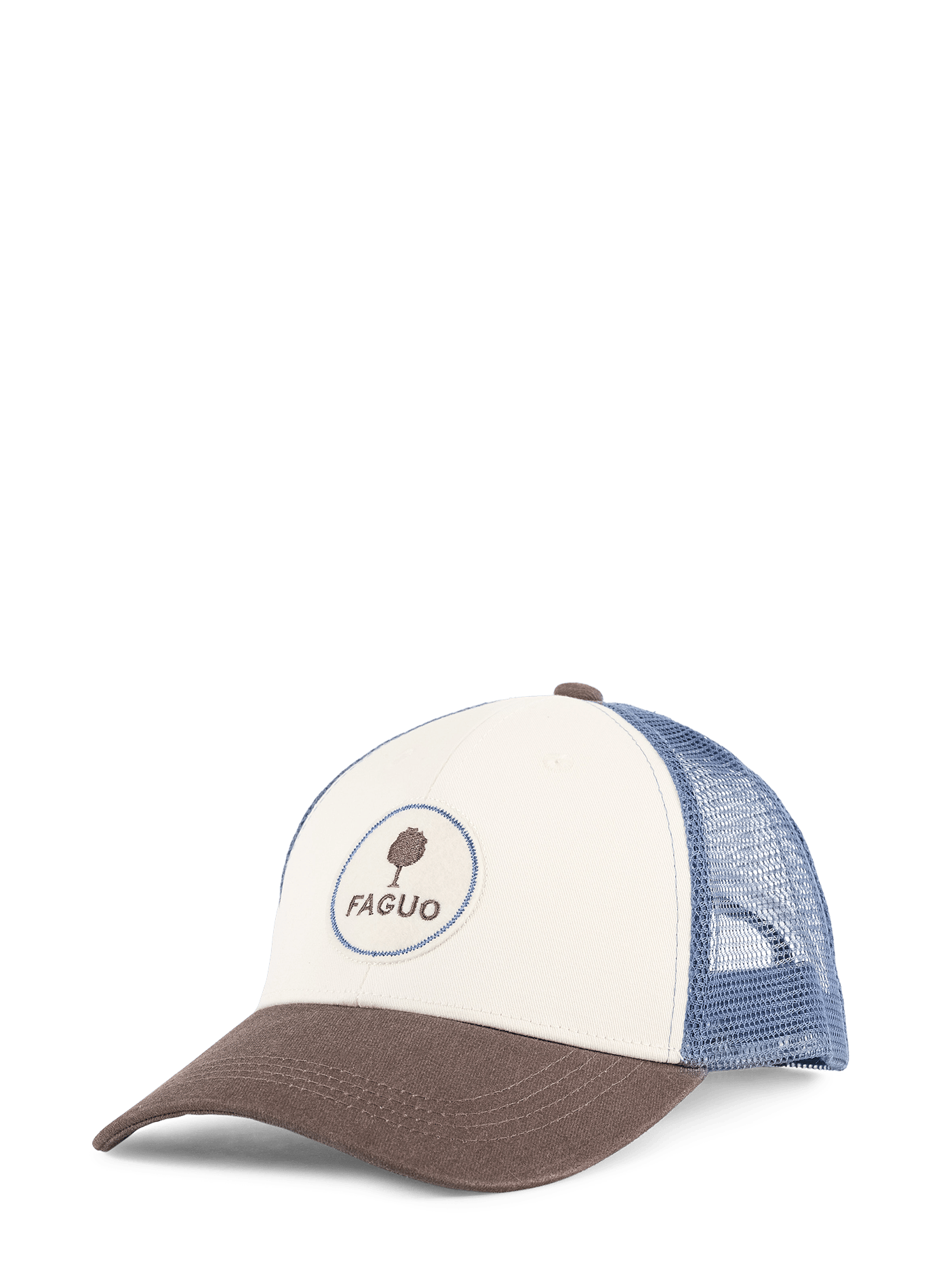 Logo baseball cap FAGUO Beige