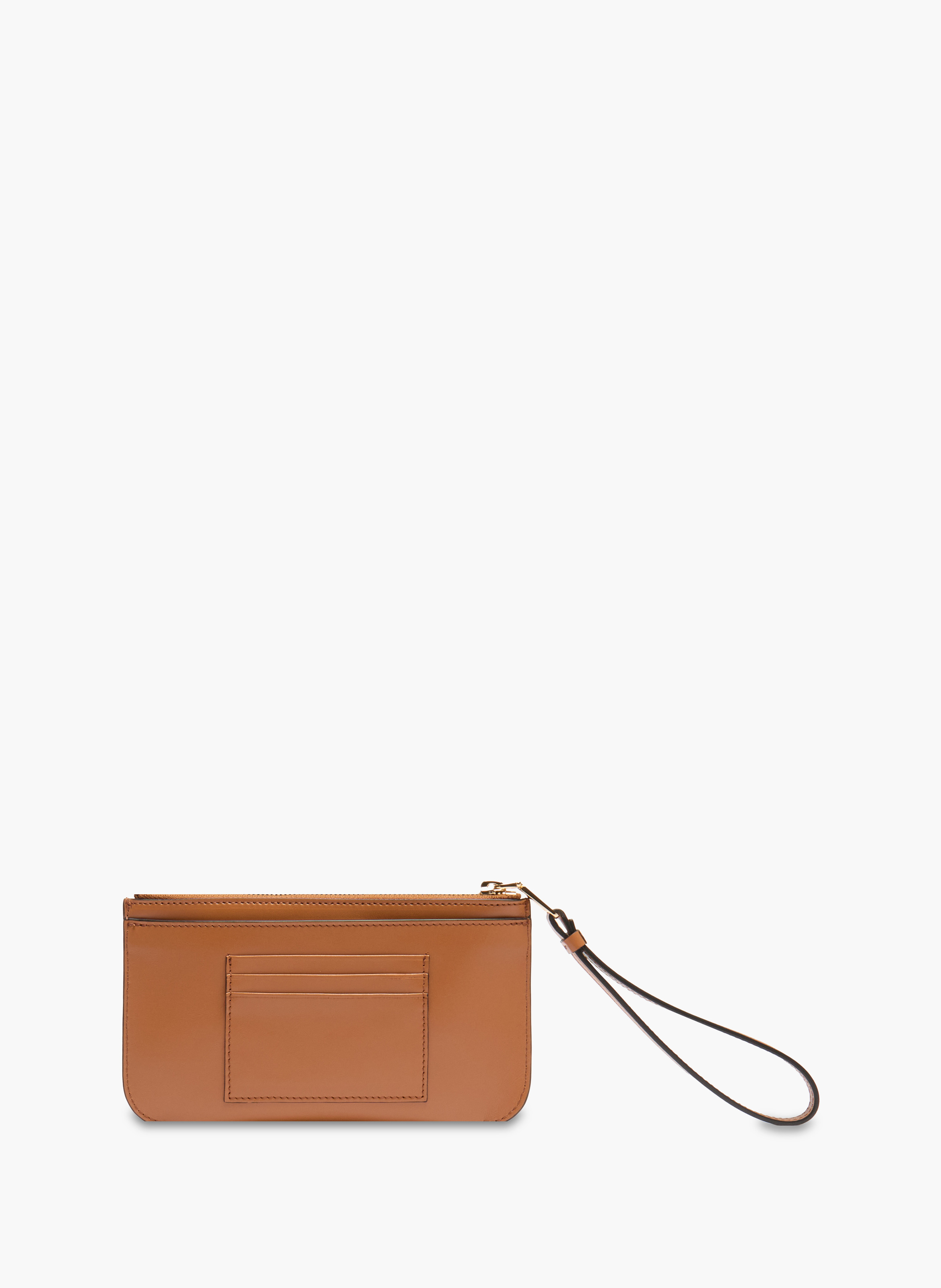 Pochette zippée m origami de lancel en cuir LANCEL Marron