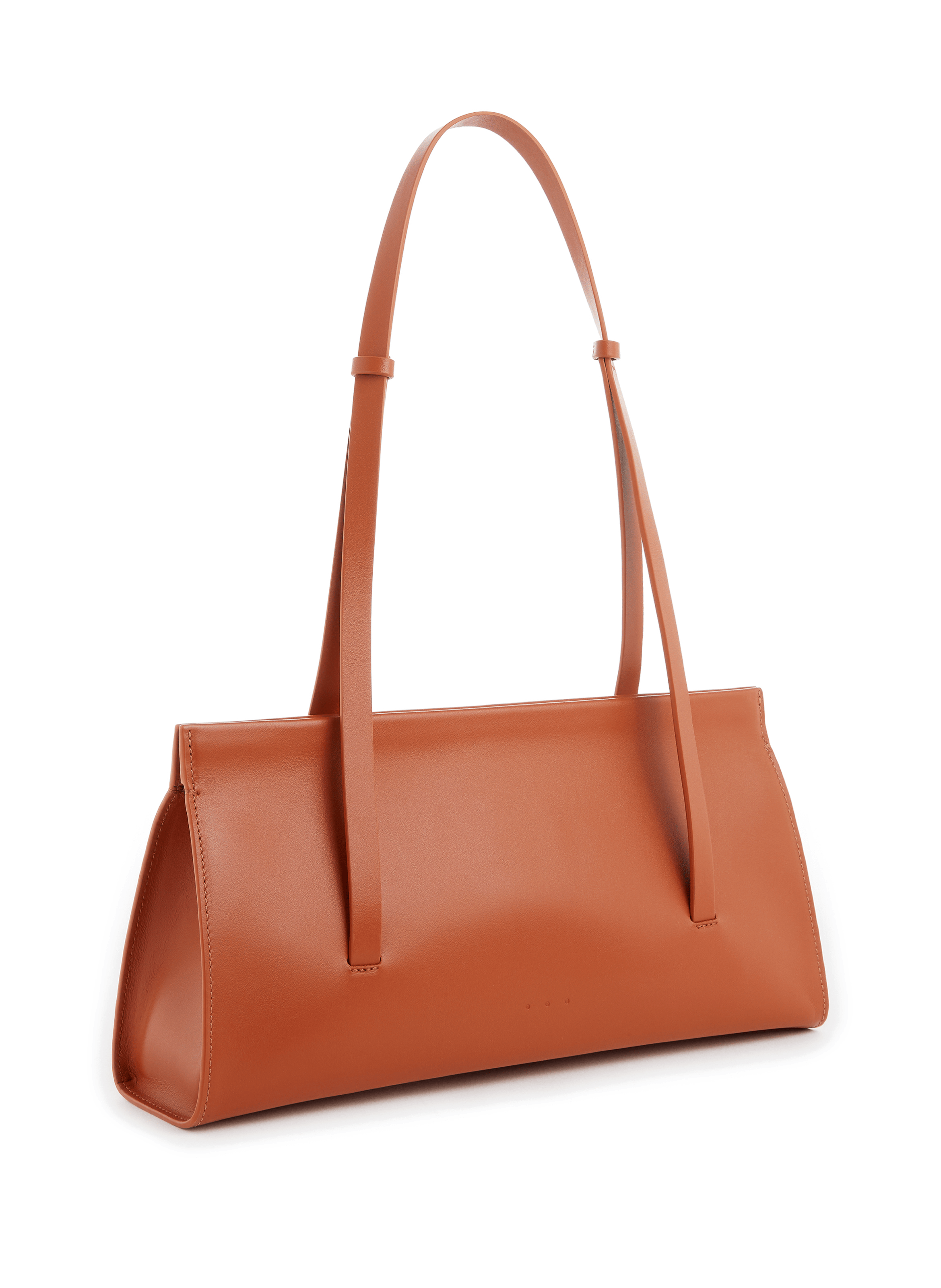 Sac Baguette en cuir AESTHER EKME Orange