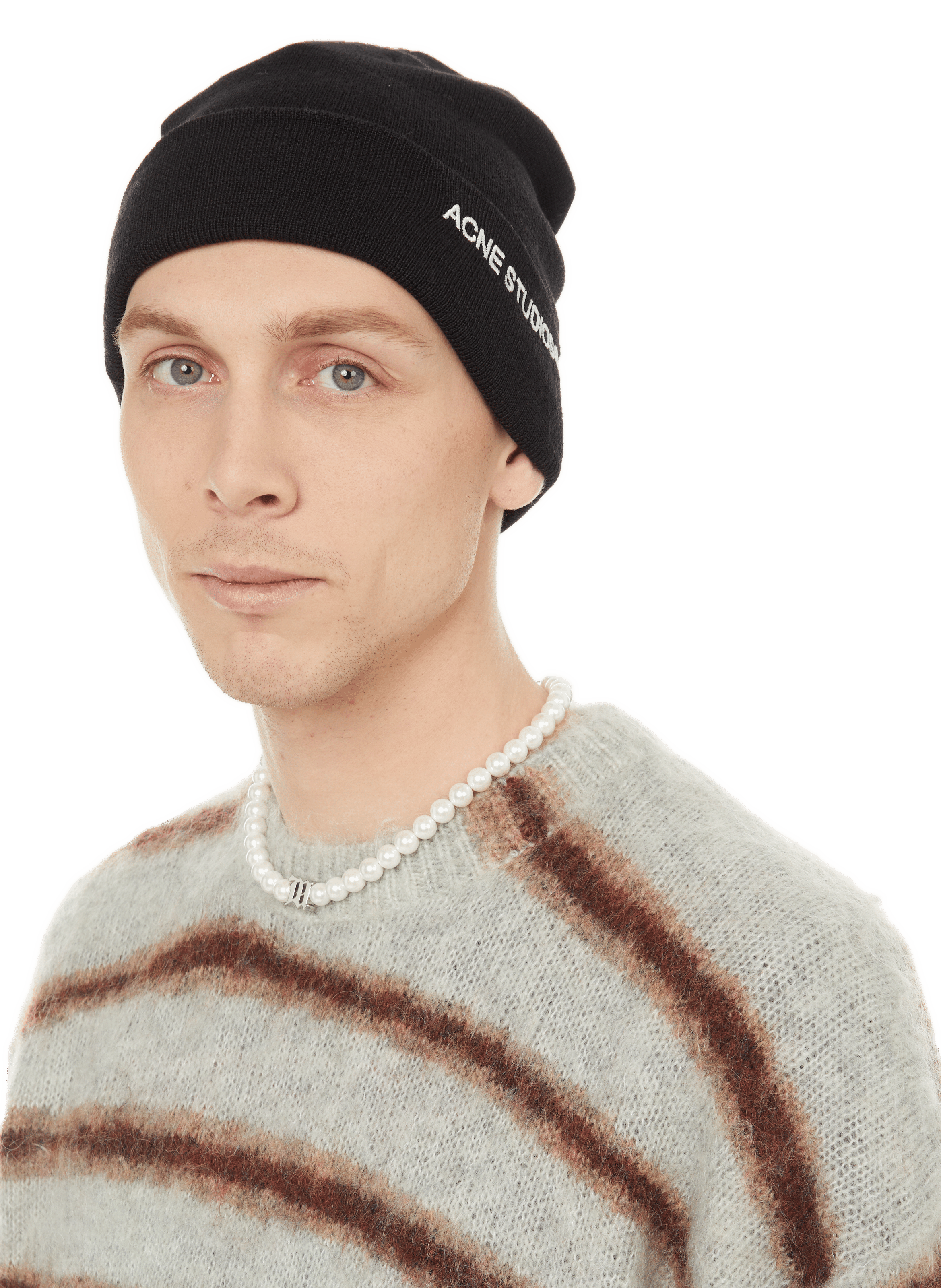 Bonnet en laine  ACNE STUDIOS Noir