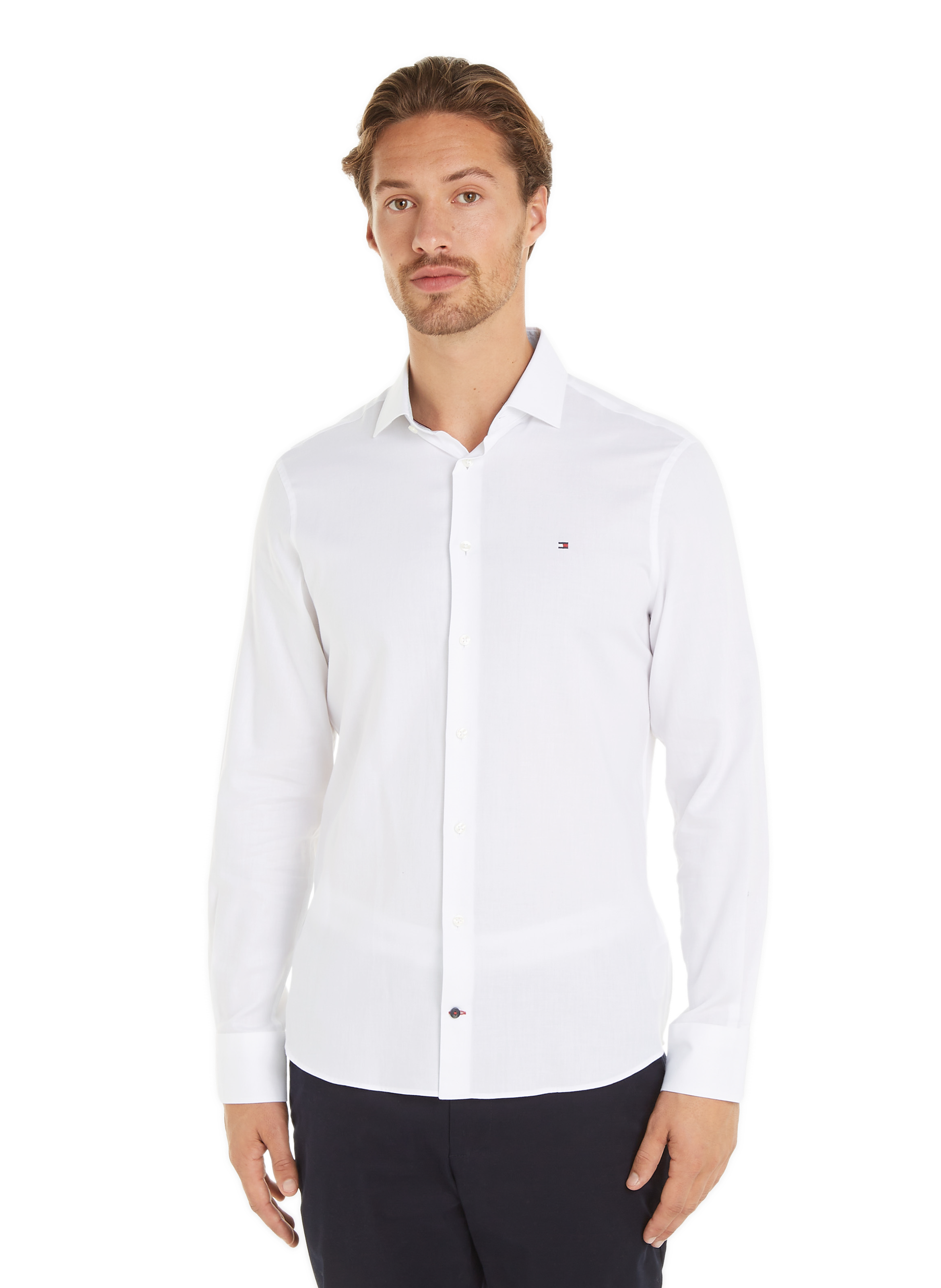 TOMMY HILFIGER  Cotton shirt White