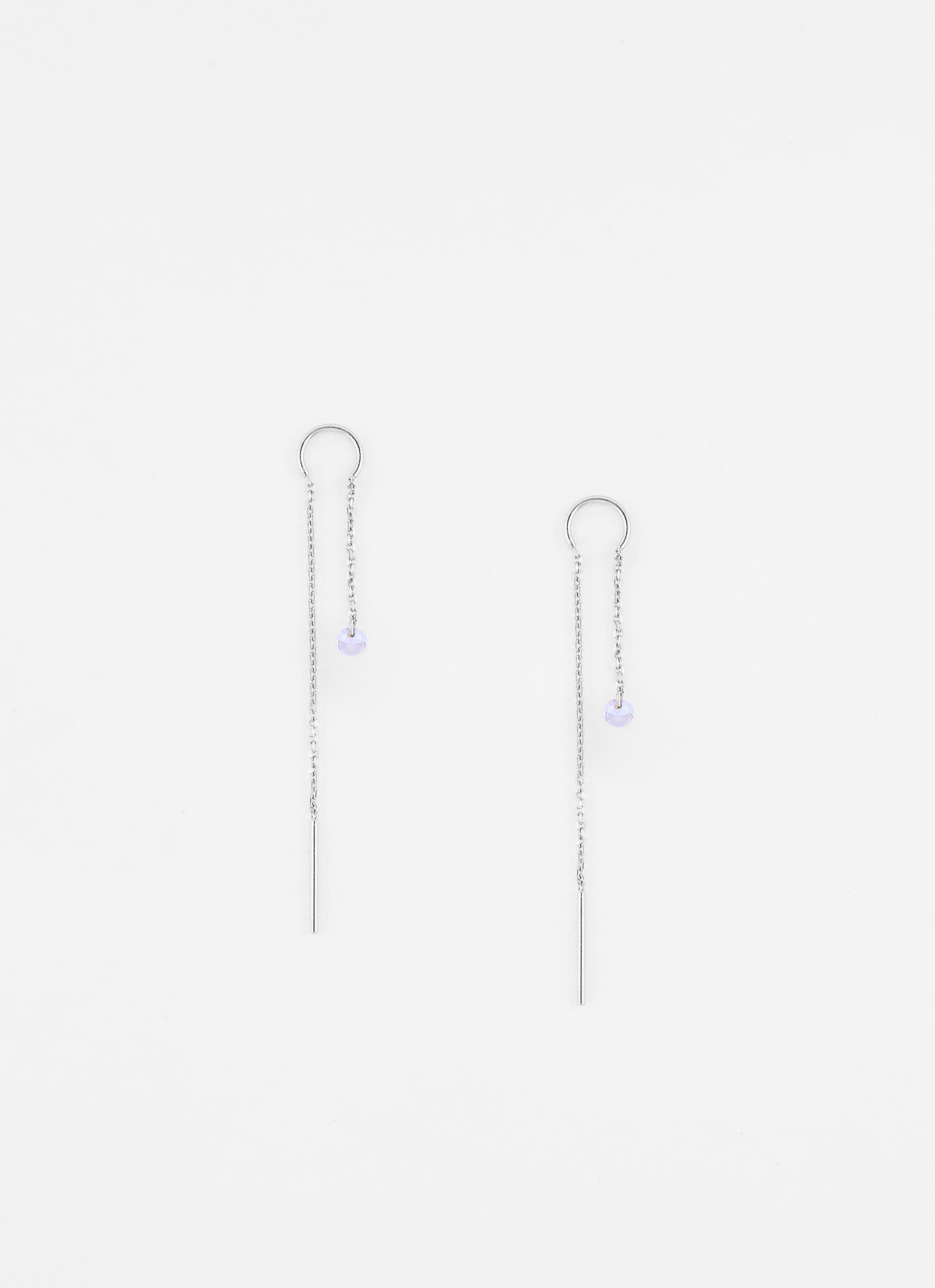 Boucles d'oreille aqua menthe argent 925 VioletANNA SOTTILOTTA