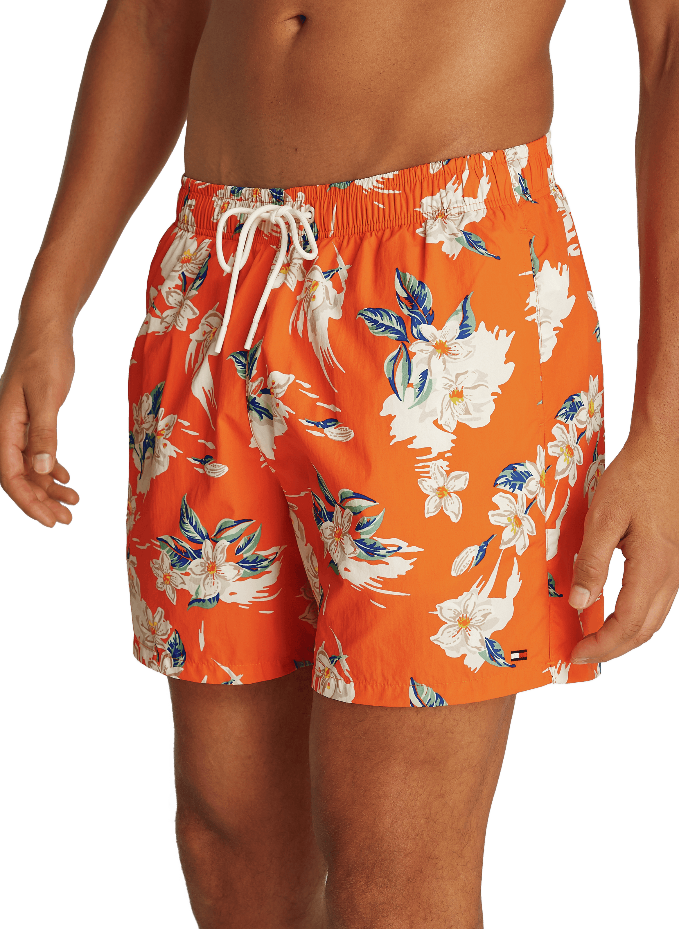  Printed swim shorts TOMMY HILFIGER Orange
