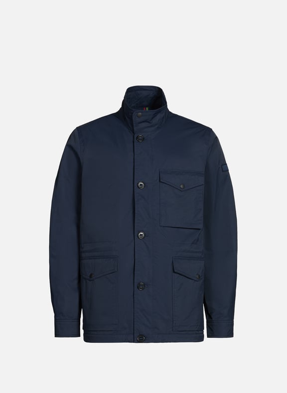 Recht jasje met opstaande kraag Blue by PAUL SMITH PAUL SMITH Recht jasje met opstaande kraag Blue