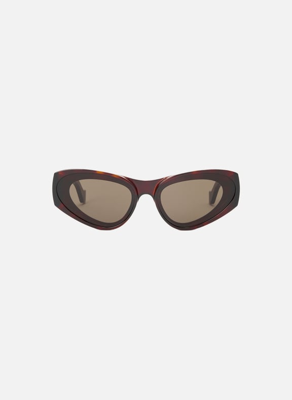 Thick Front Lenses Cateye Sunglasses Brown by LOEWE LOEWE Thick Front Lenses Cateye Sunglasses Brown