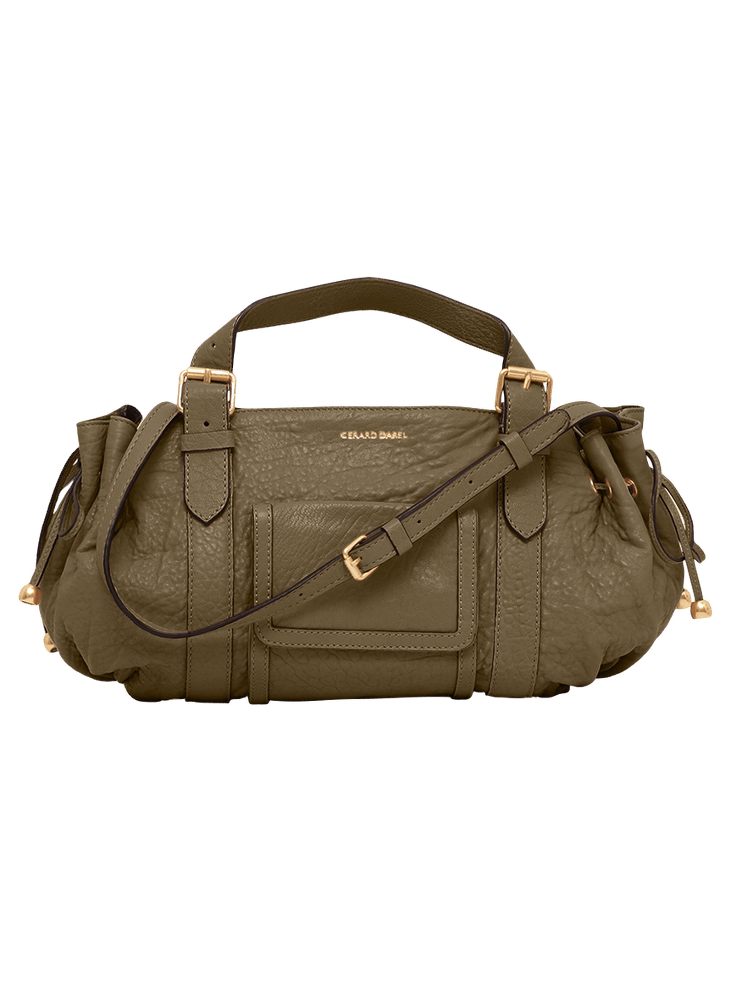 Sac à main en cuir bubble - 18h GERARD DAREL Kaki