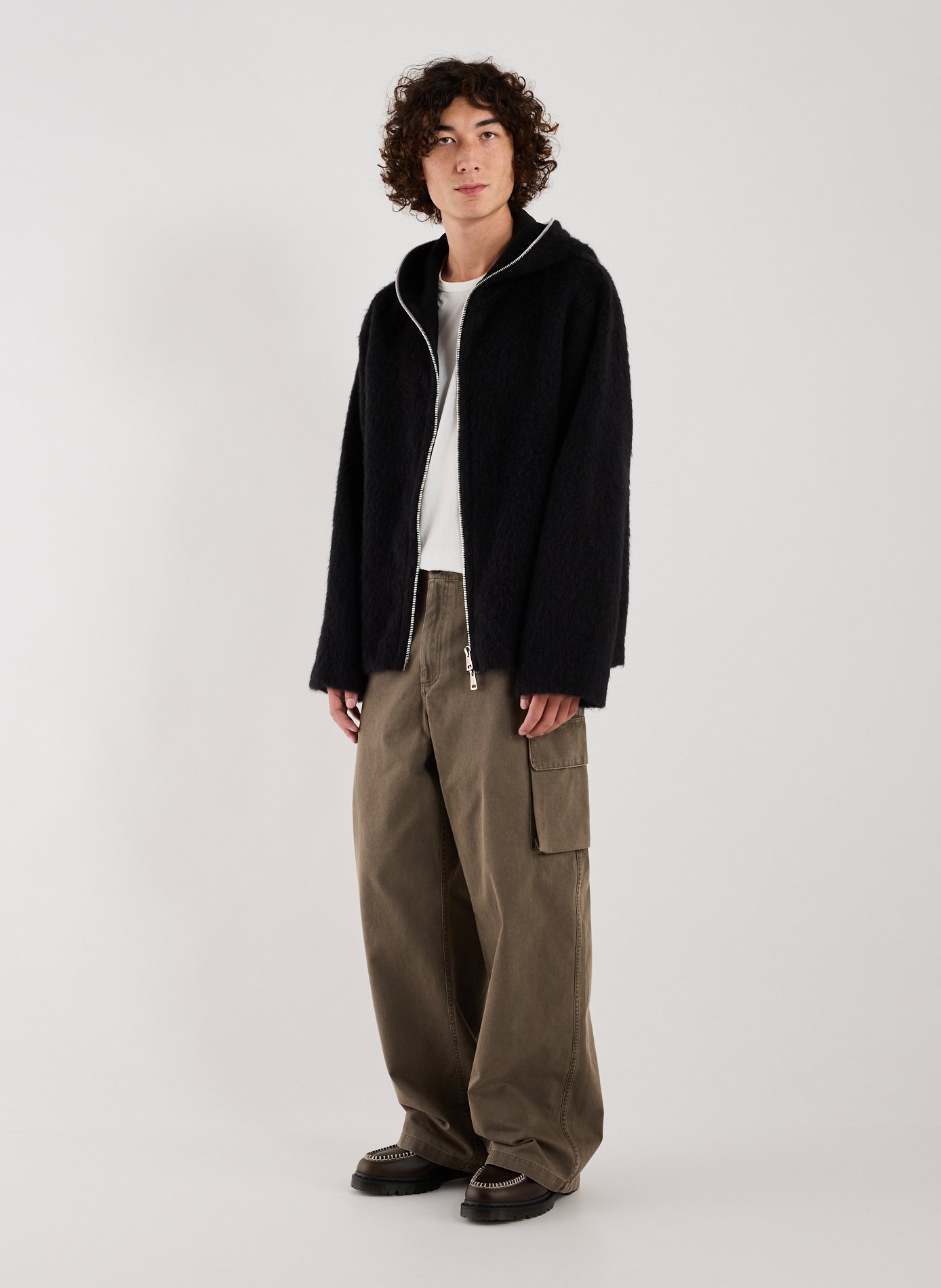 Hoodie à capuche en laine  OUR LEGACY Noir