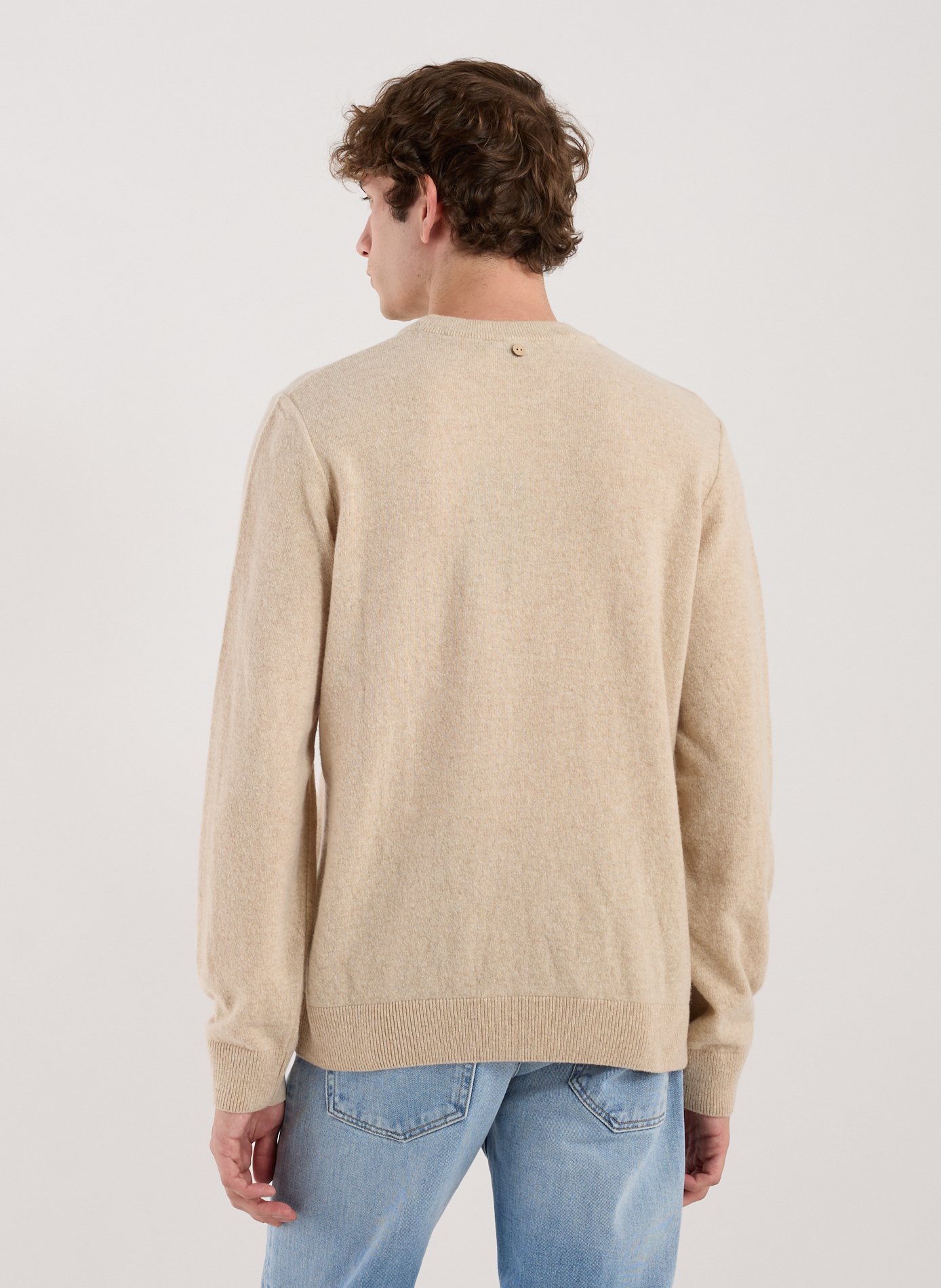 Crew-neck jumper FAGUO Beige