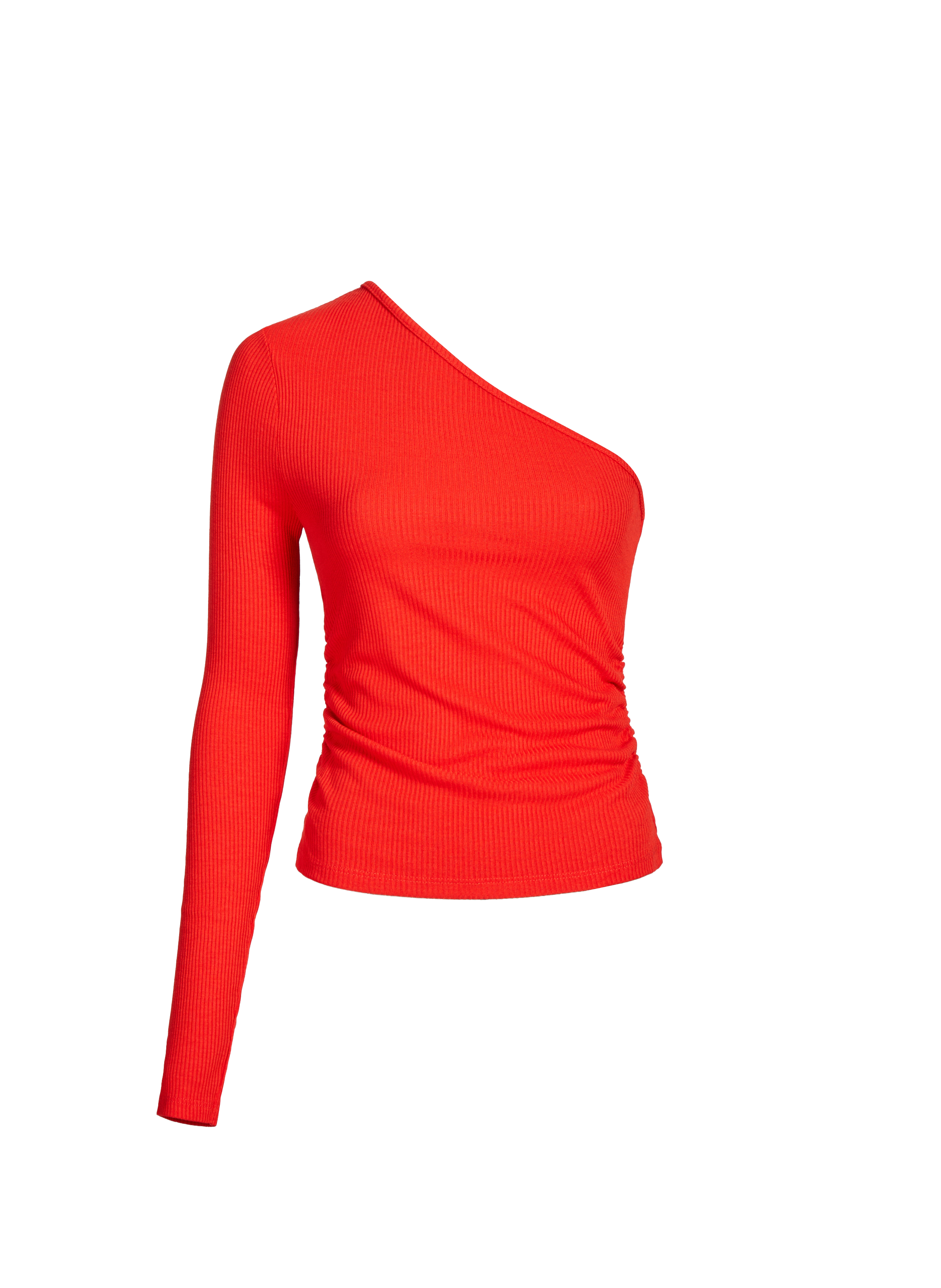 TOPSHOP Top asymétrique Rouge