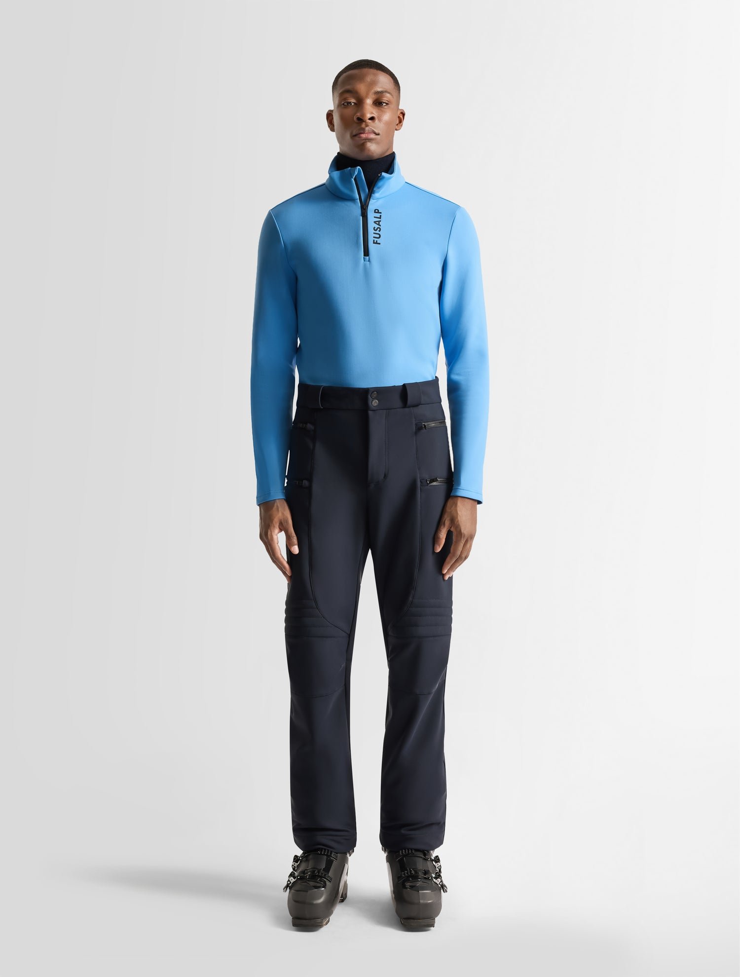 Sous pull timothy col montant coupe regular FUSALP Bleu