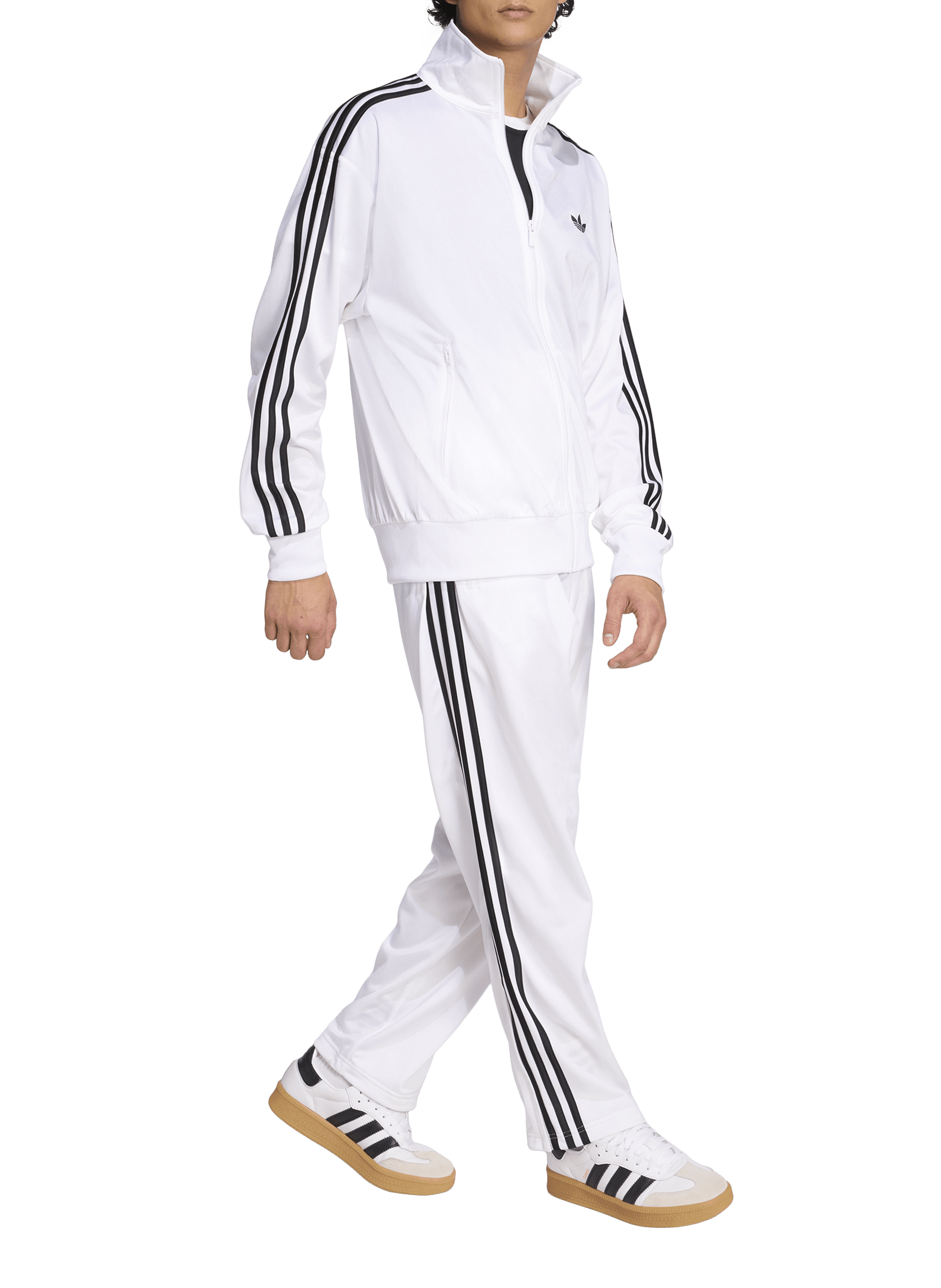 Veste Firebird à col montant ADIDAS White