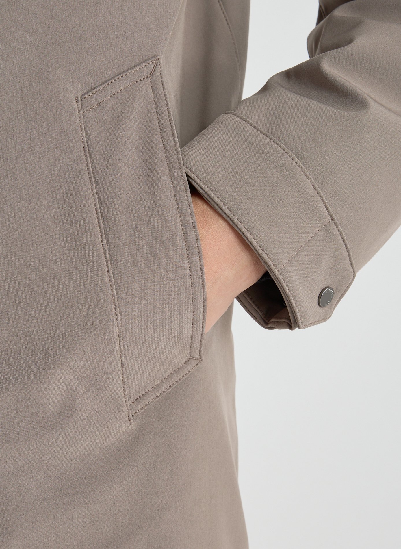 Mid-length jacket WOOLRICH Brown