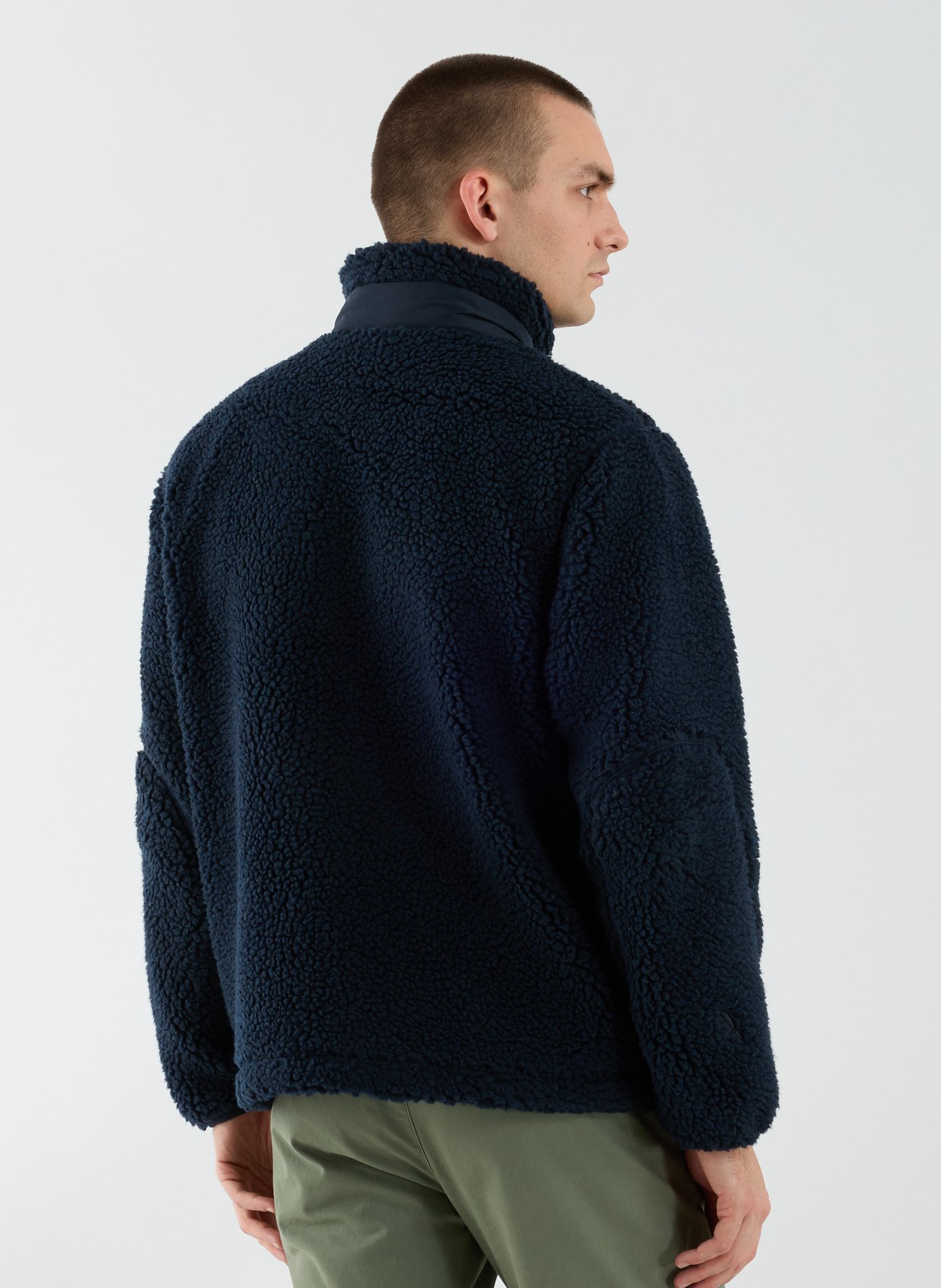 Polaire coupe-vent droite  AIGLE Bleu