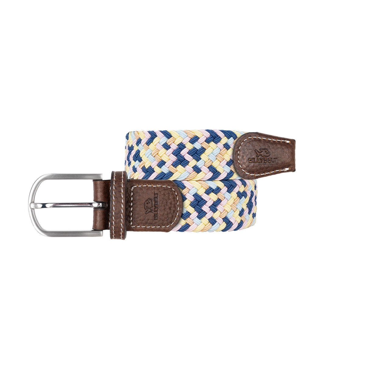 Ceinture tressée élastique multicolore BILLYBELT Multicolore