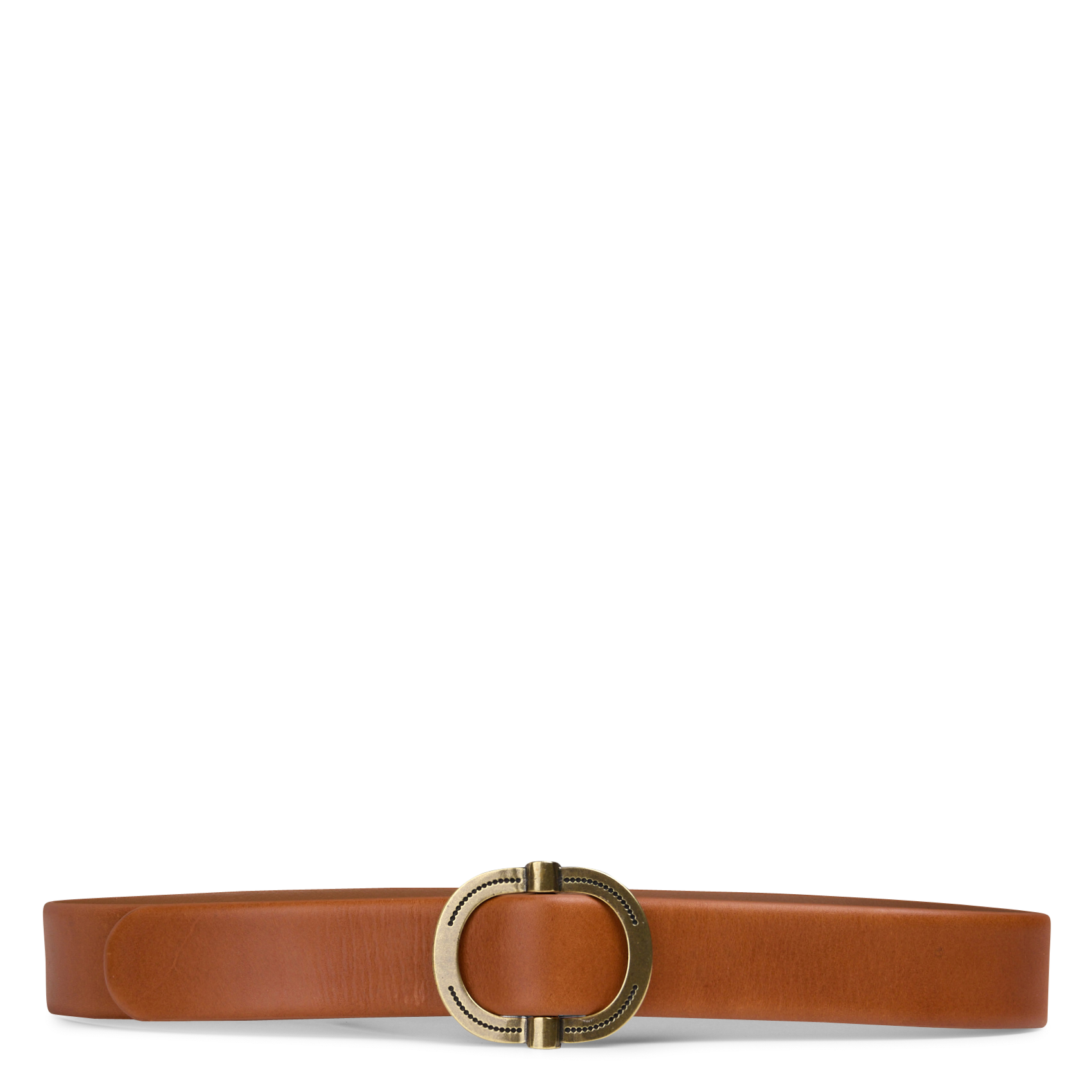 Ceinture unie à boucle en cuir elise MAISON 123 Beige