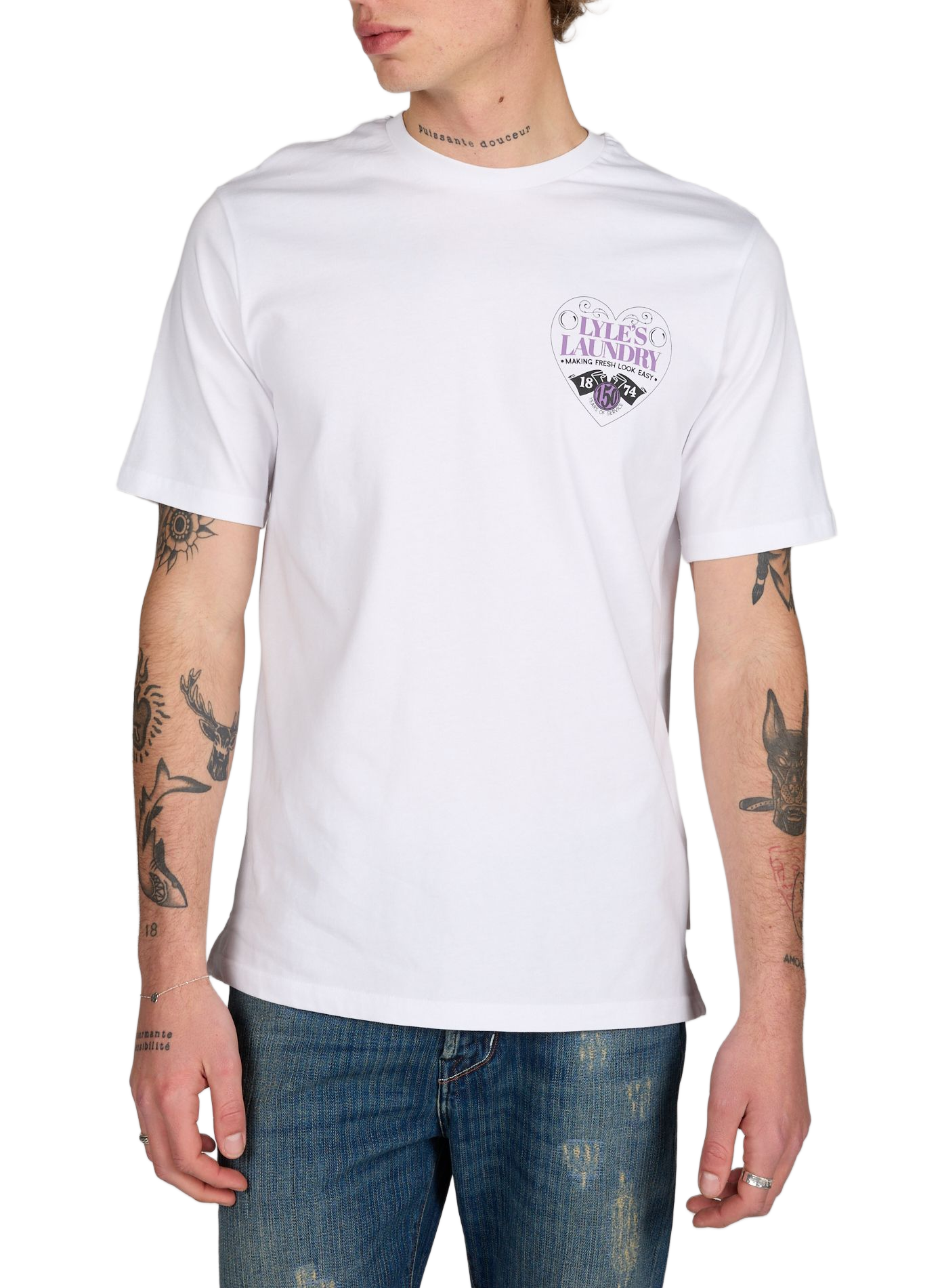 Cotton Logo T-shirt LYLE & SCOTT White