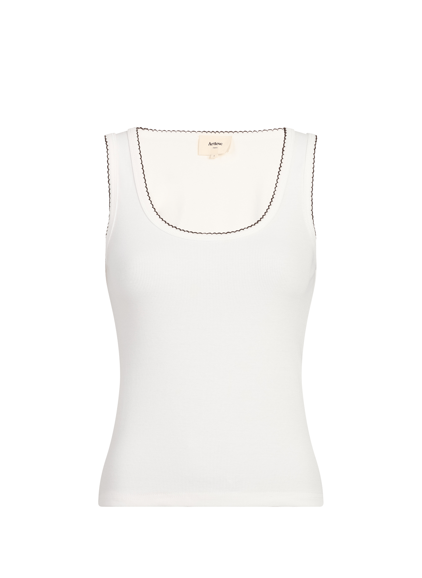 Isena blended cotton tank top ARTLOVE Beige