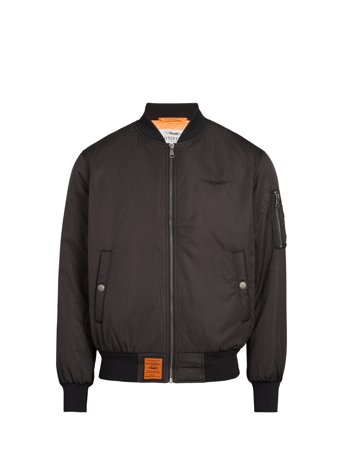Bomber Max broderie logo sur poitrine BOMBERS ORIGINAL Noir