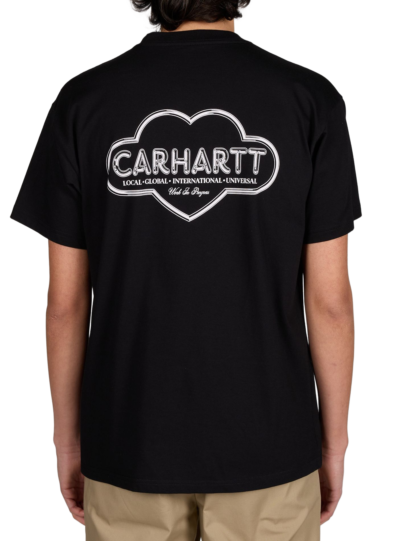 Cotton round-neck T-shirt CARHARTT WIP Black